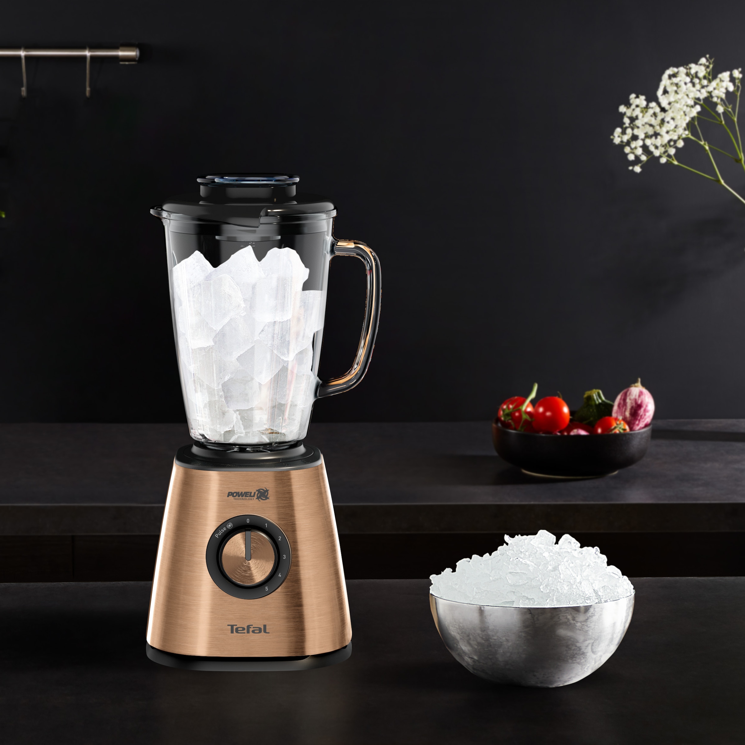 Tefal Standmixer »BL439G Coppertinto«, 800 W, 1,75 L Fassungsvermögen, stoßfestes Thermoglas