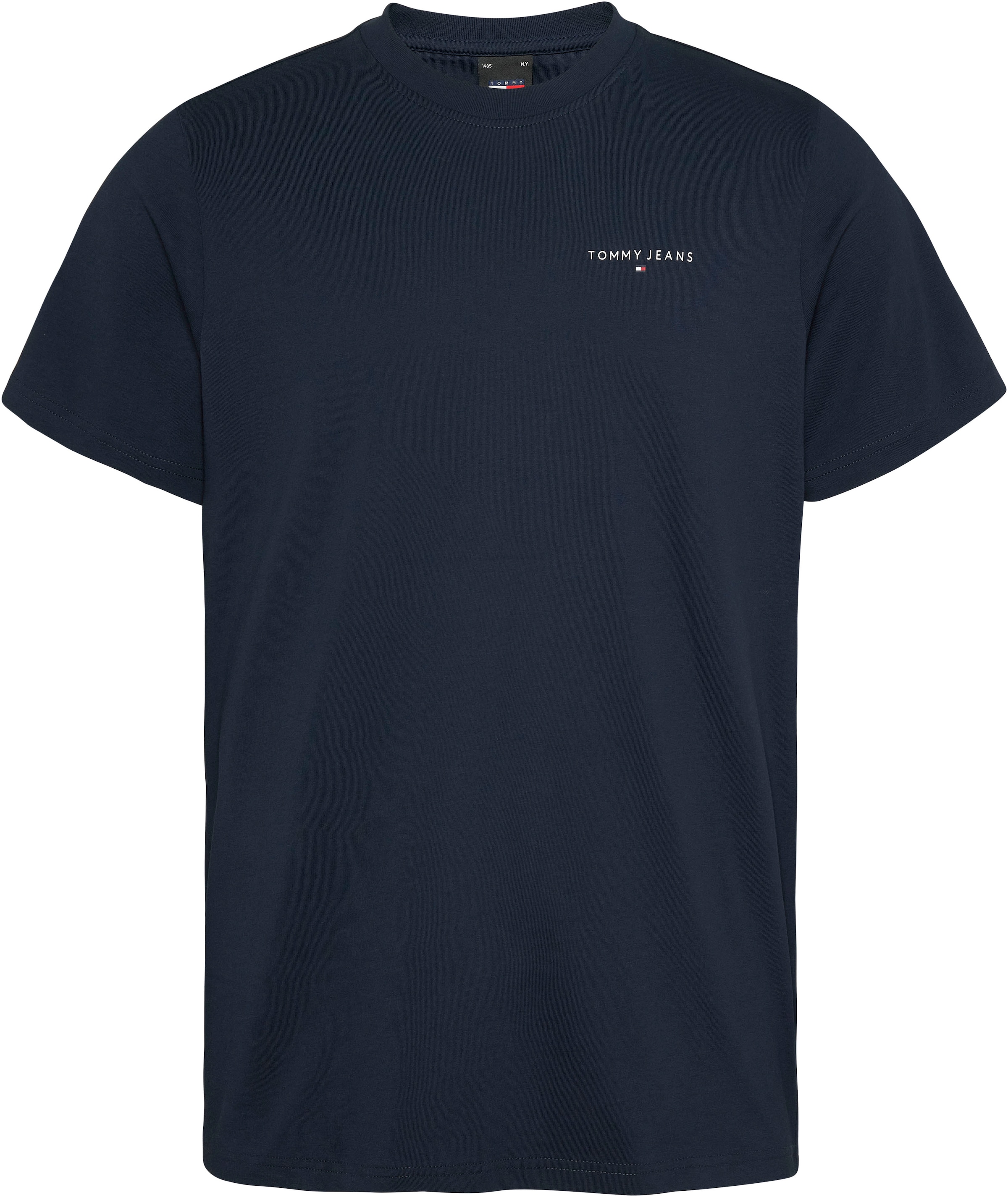 Tommy Jeans T-Shirt »TJM SLIM LINEAR CHEST TEE EXT«, mit Logoschriftzug
