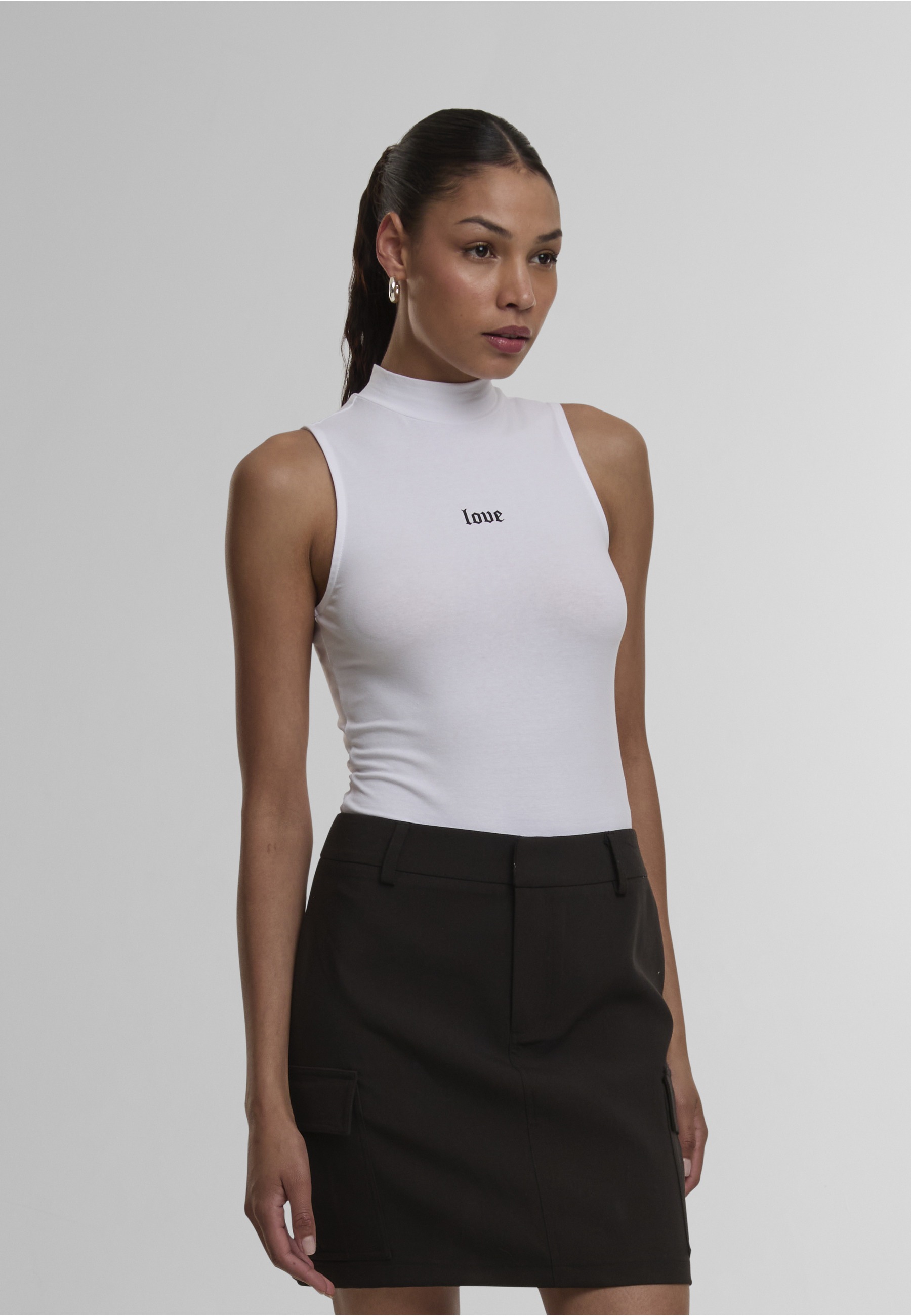 Miss Tee Body »Miss Tee Love Ladies Sleeveless Turtleneck Body«