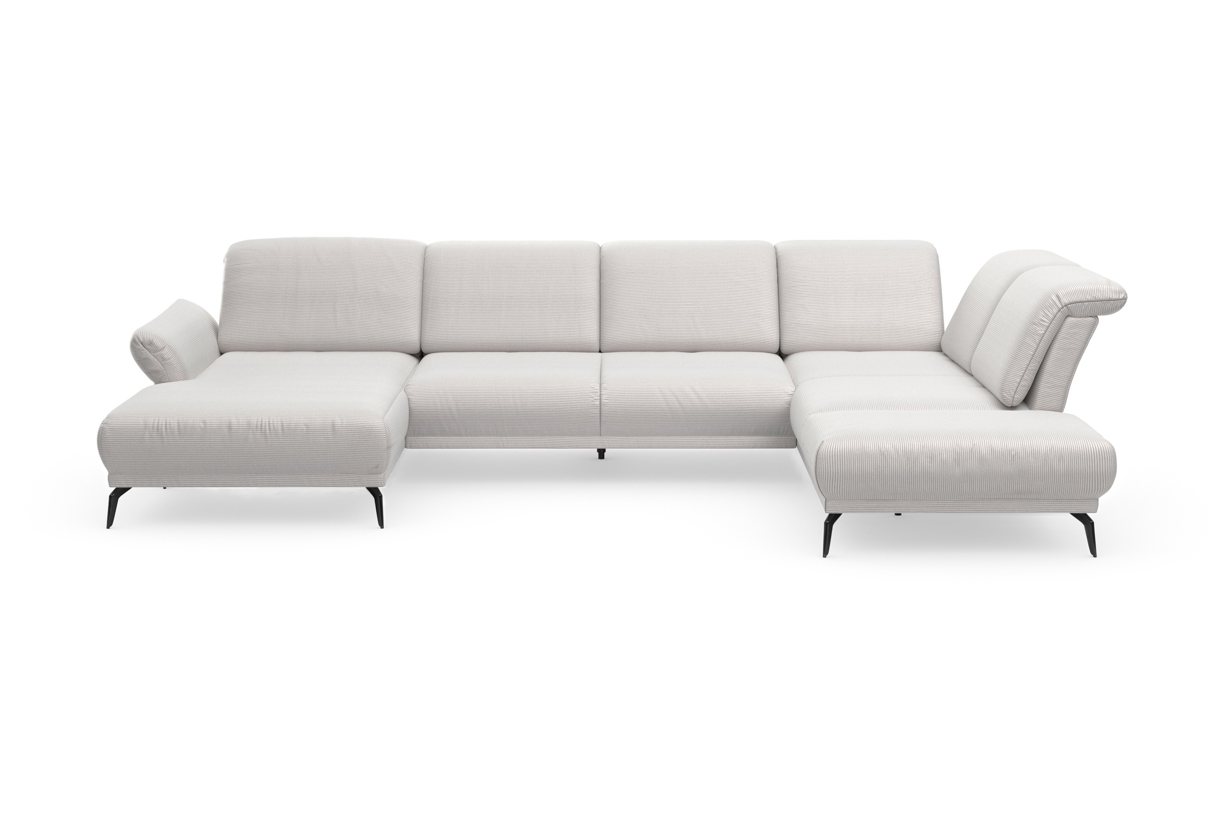 sit&more Wohnlandschaft »Coco U-Form« Sitztiefen-, Arm- und Kopfteilverstel günstig online kaufen