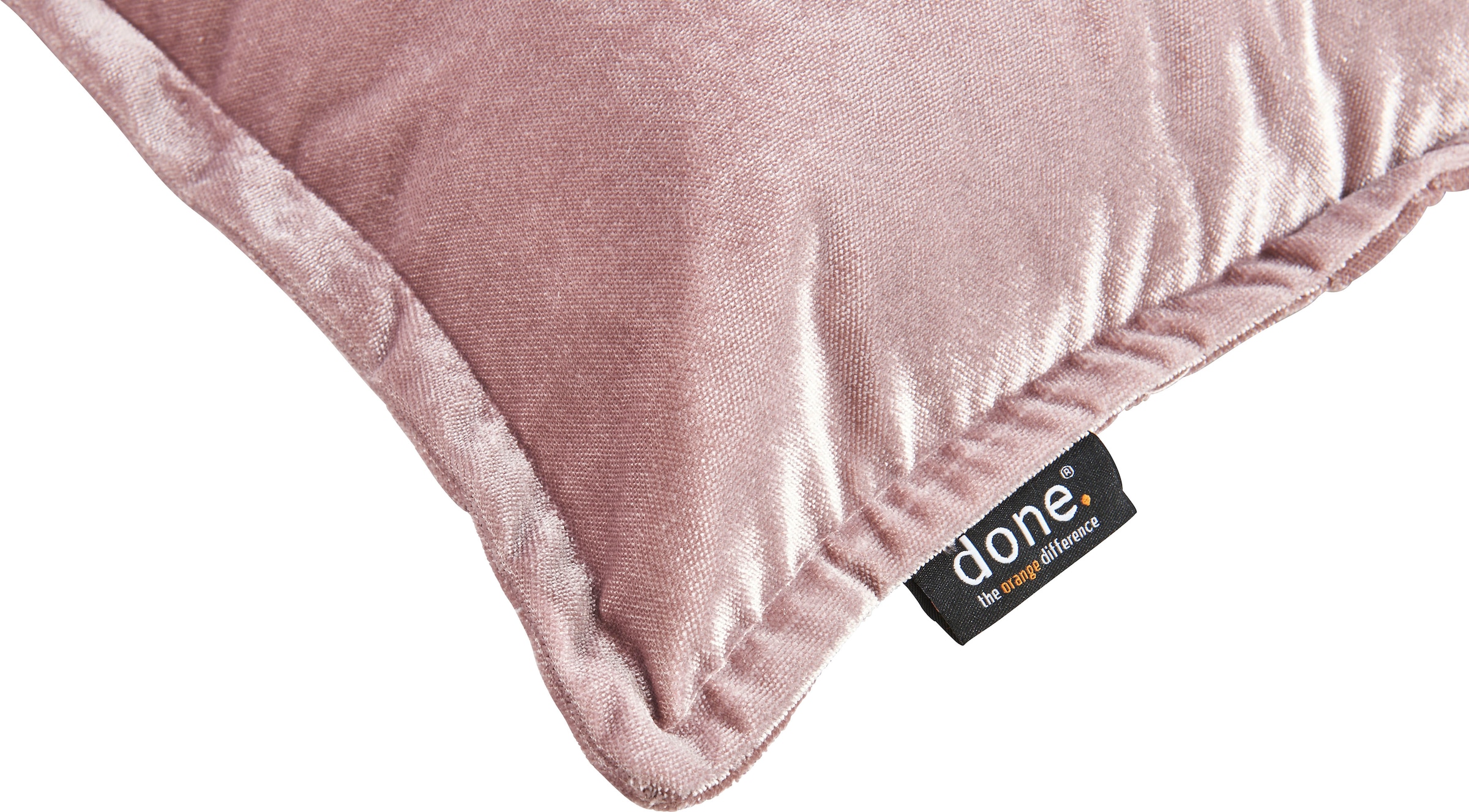 done.® Dekokissen »Glam« unifarben, Reißverschluss, Kissenhüle ohne Füllung, 1 Stück