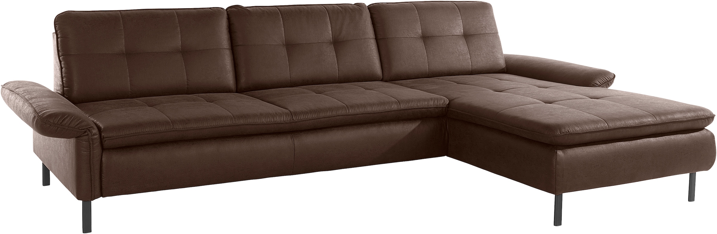 INOSIGN Ecksofa »Birkholm L-Form«, Armlehnverstellung, auch in Easy Clean Bezug - mit Wasser zu reinigen