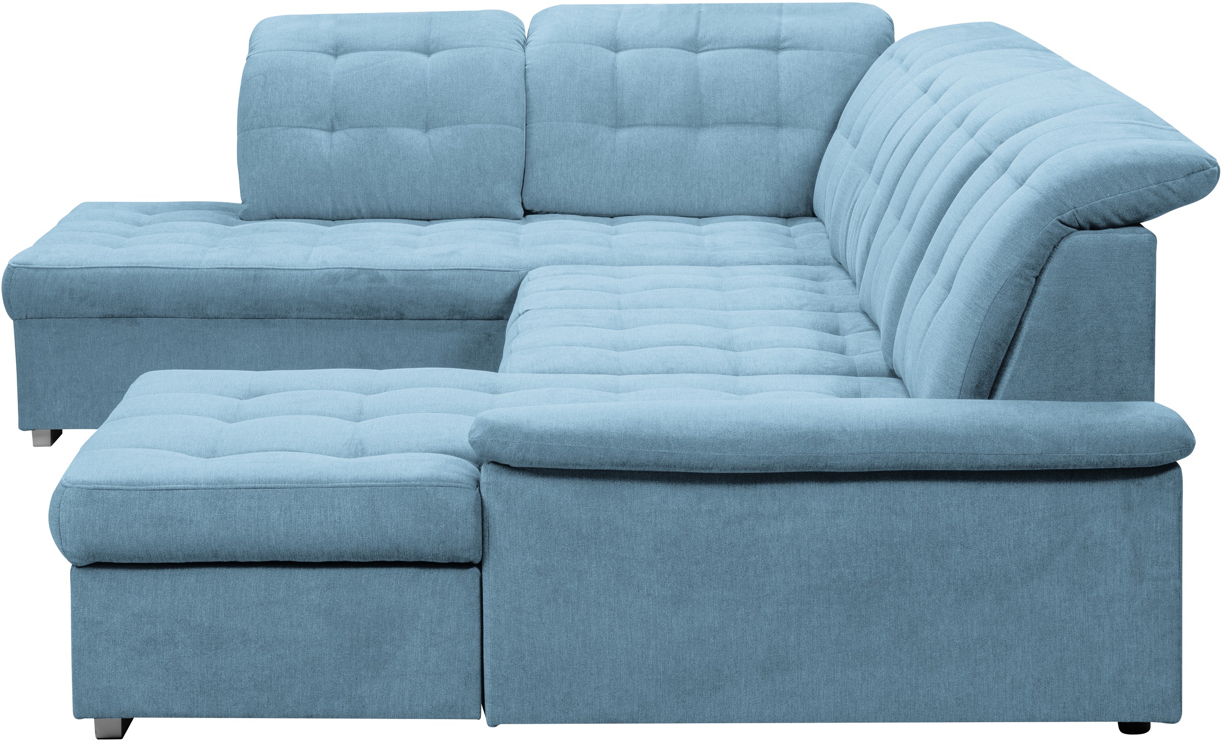 WERK2 Wohnlandschaft »Kordula-New U-Form«, Sofa in U-Form mit Schlaffunktion & Bettkasten, Schlafcouch