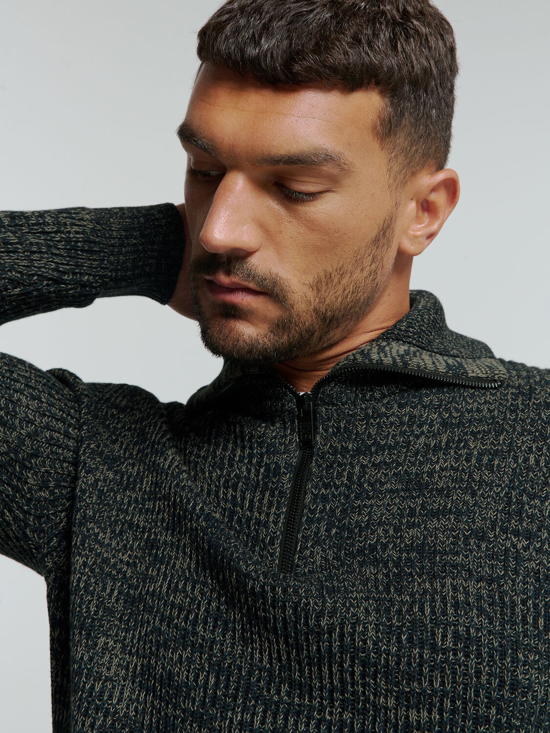 NO EXCESS Rollkragenpullover »No Excess Hochgeschlossener Pullover«