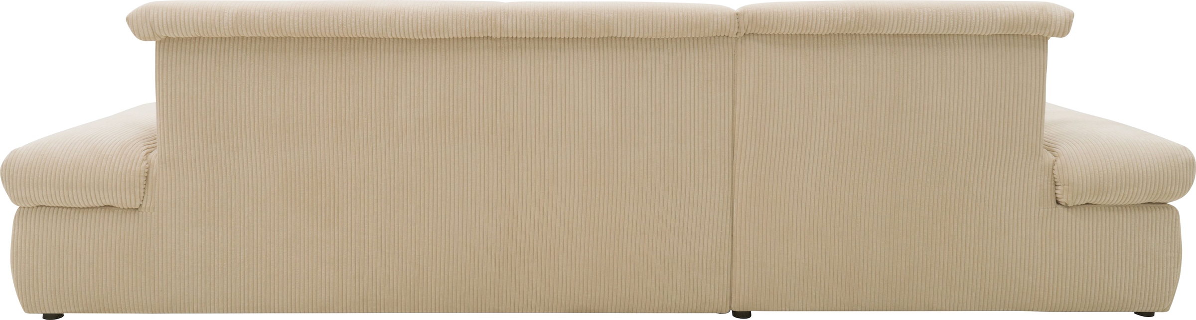 DOMO collection Ecksofa »Moric Schlafsofa B/T/H 300/172/80 cm, auch in Cord, L-Form«, XXL-Format, wahlweise auch mit Bettfunktion und Armverstellung