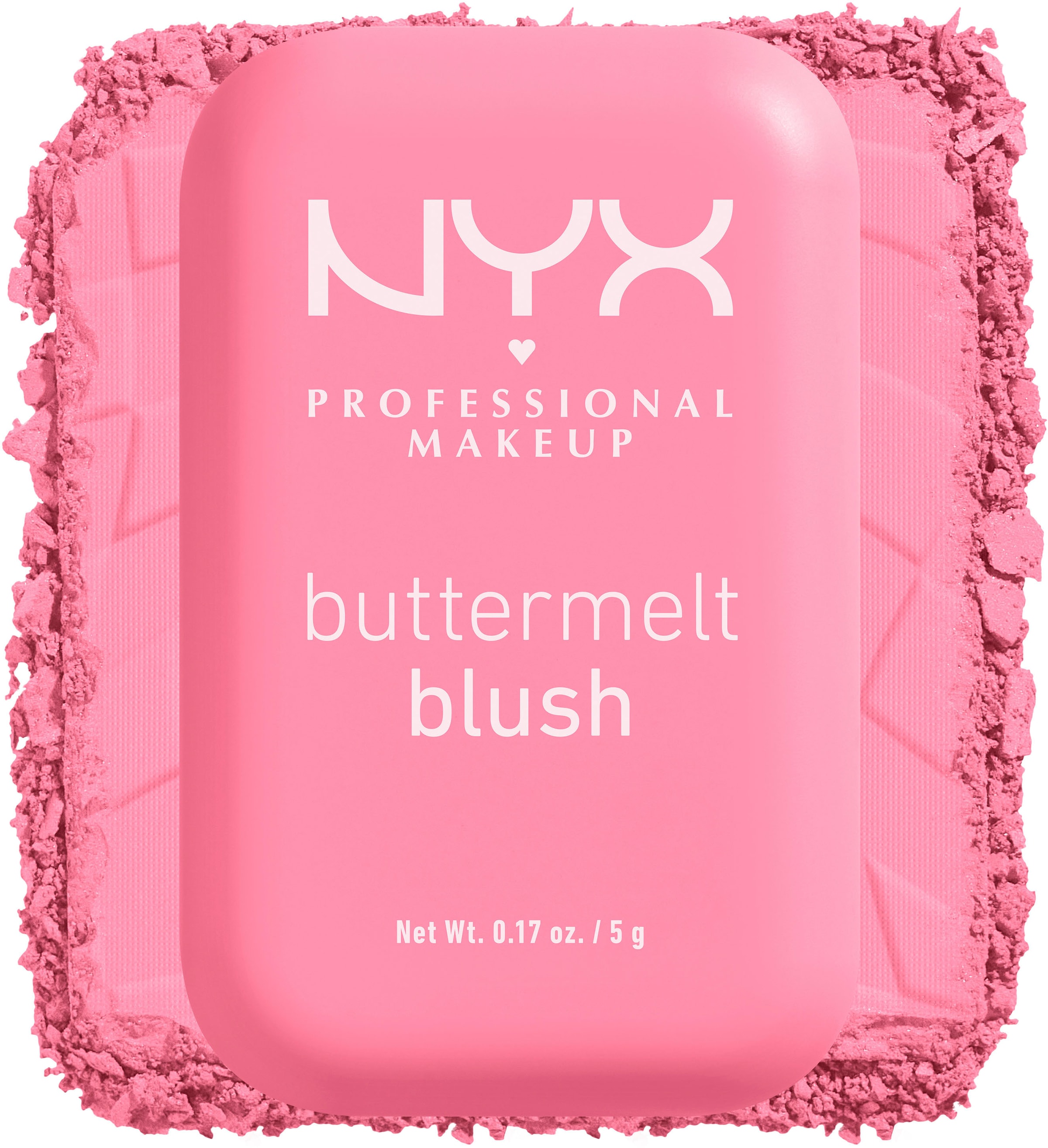 NYX Rouge »Makeup Buttermelt Blush«, Cremige, leichte Textur, variable Deckkraft, pflegende Formel.