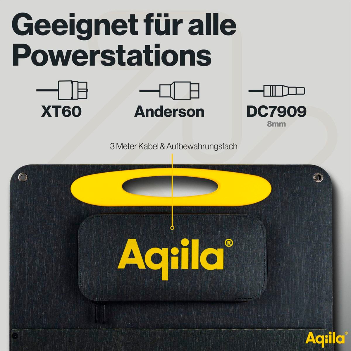 Aqiila Solarladegerät »Sunbird P56 Solar Charger 56W«