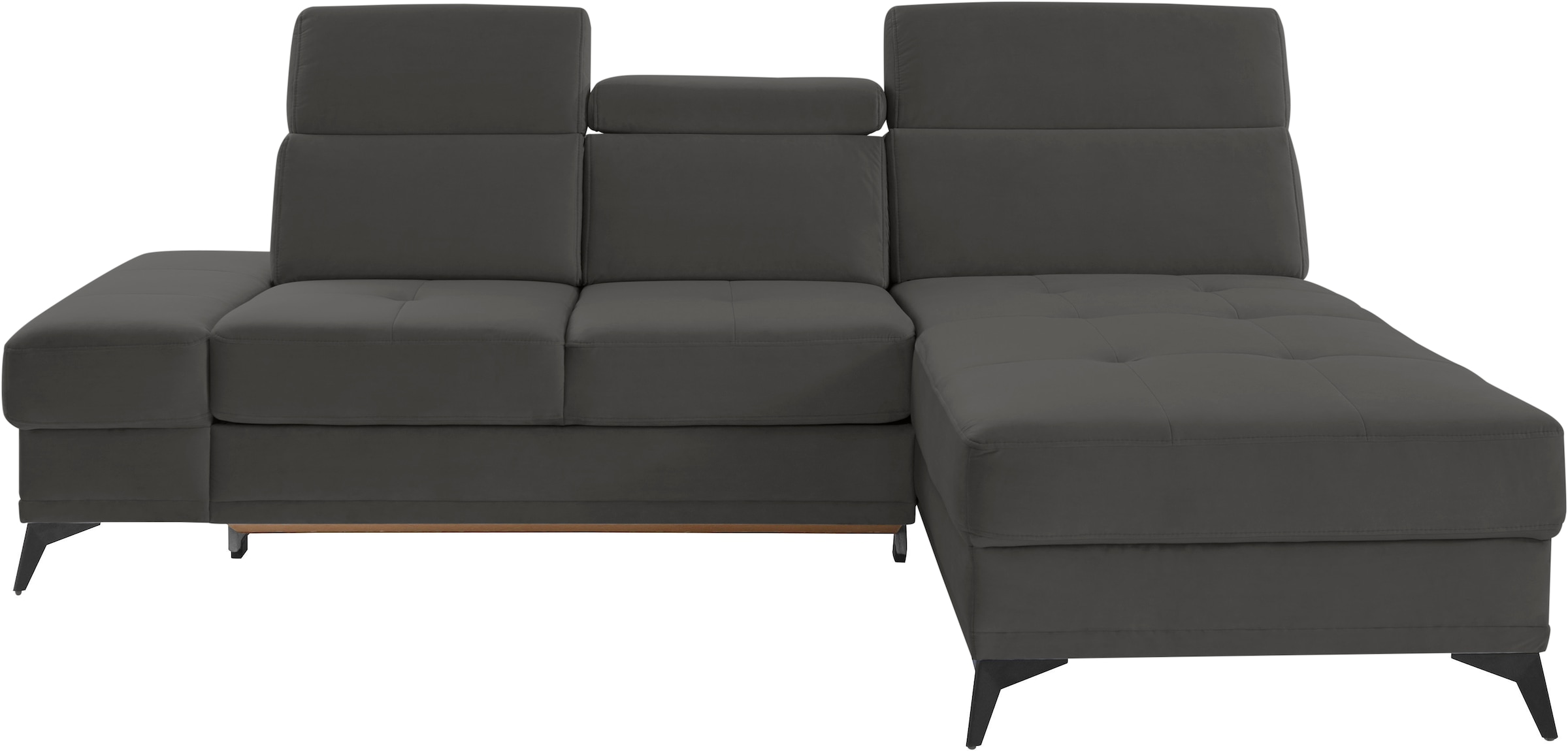 Home affaire Ecksofa »Cardiz L-Form« inkl.Kopfteilverstellung und Federkern günstig online kaufen