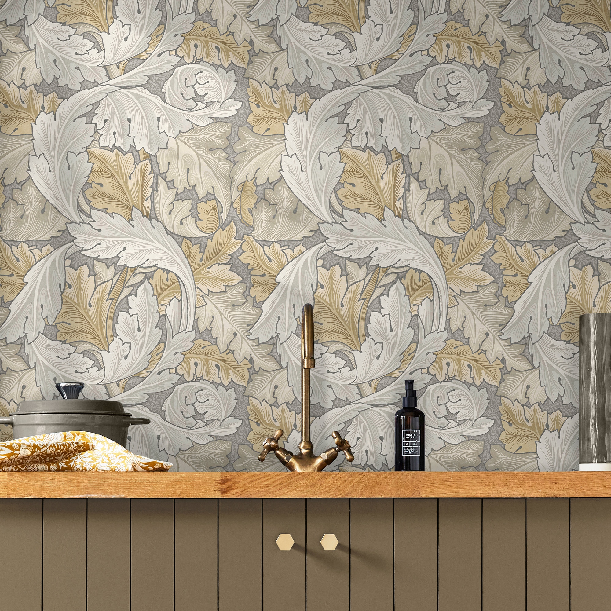WILLIAM MORRIS AT HOME Vliestapete »Acanthus«, Retro, Design Tapeten günstig online kaufen