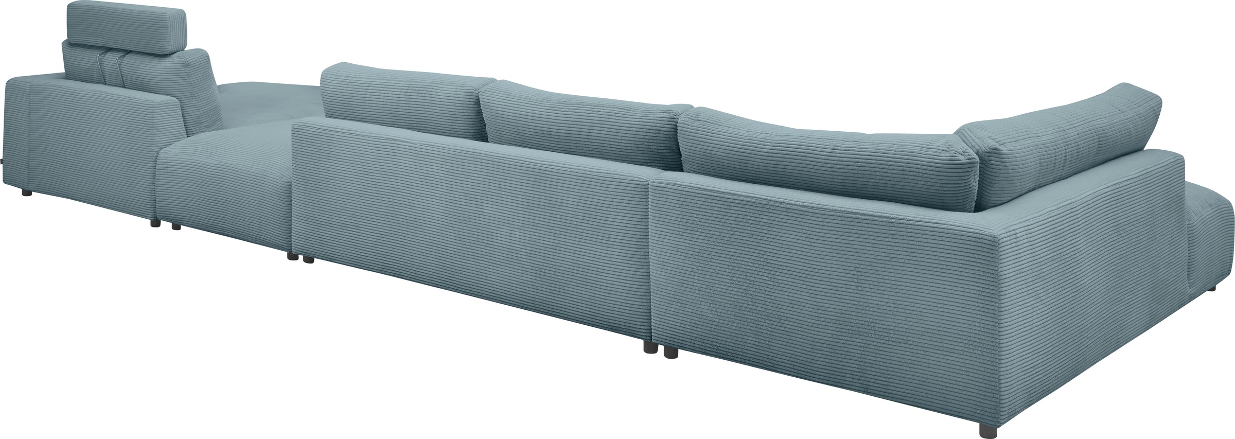 Musterring Wohnlandschaft »Lucia U-Form«, Cord-Bezug, inklusive Kopfstütze, Gesamtbreite 524 cm
