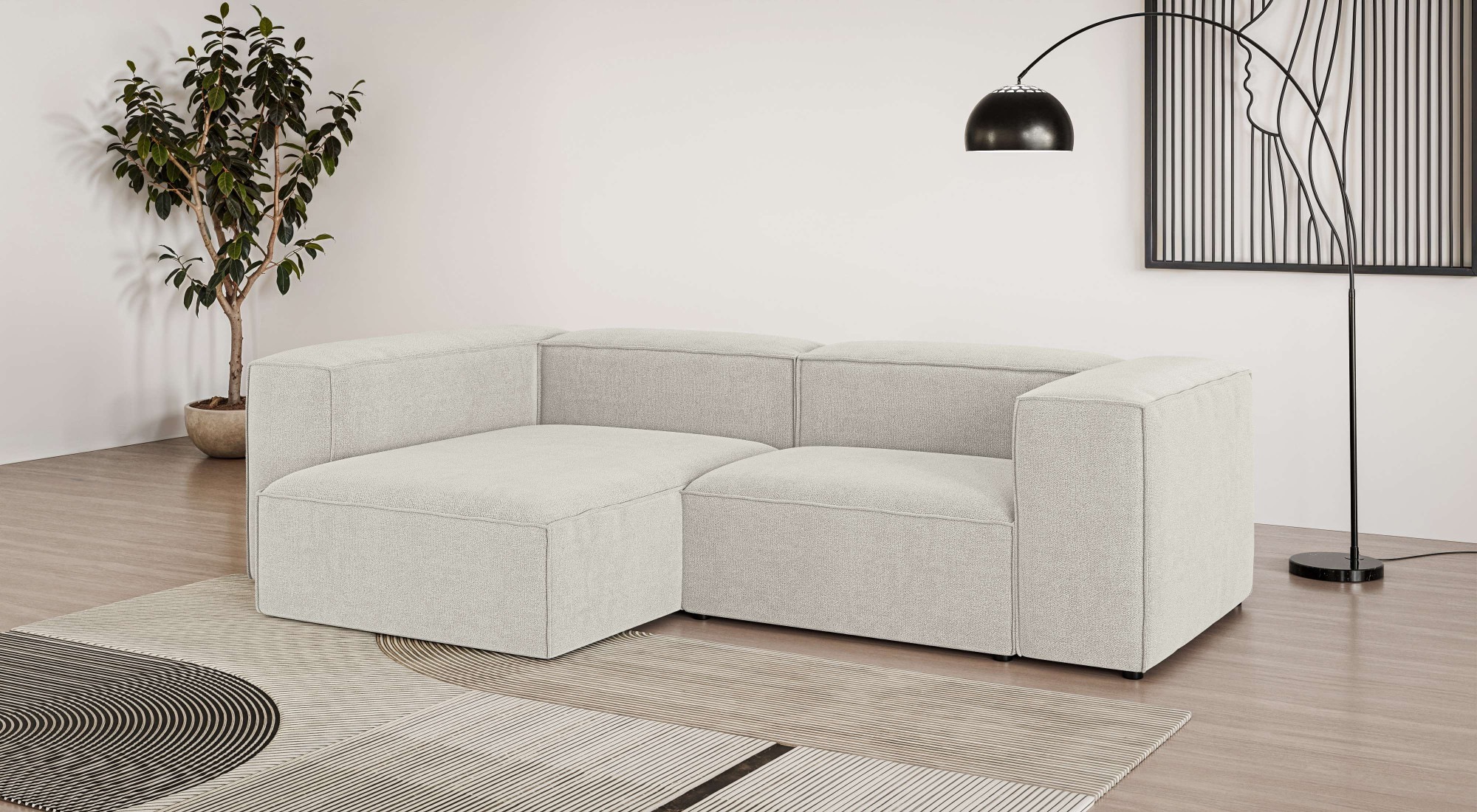 INOSIGN Ecksofa »HAILY L-Form links/rechts, Modularsofa, Maße B/T/H: 260/16 günstig online kaufen