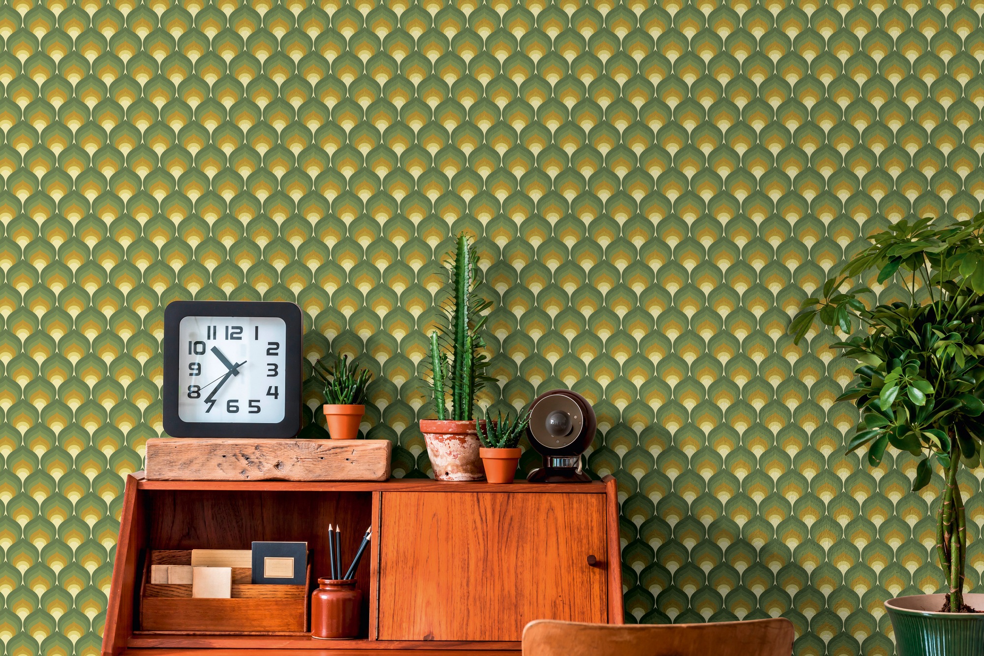 A.S. Création Vliestapete »Retro Chic Grafik-Tapete Mustertapete Retro 3D«, matt, Vintage Vliestapete für Schlafzimmer Küche Wohnzimmer Grafik Design