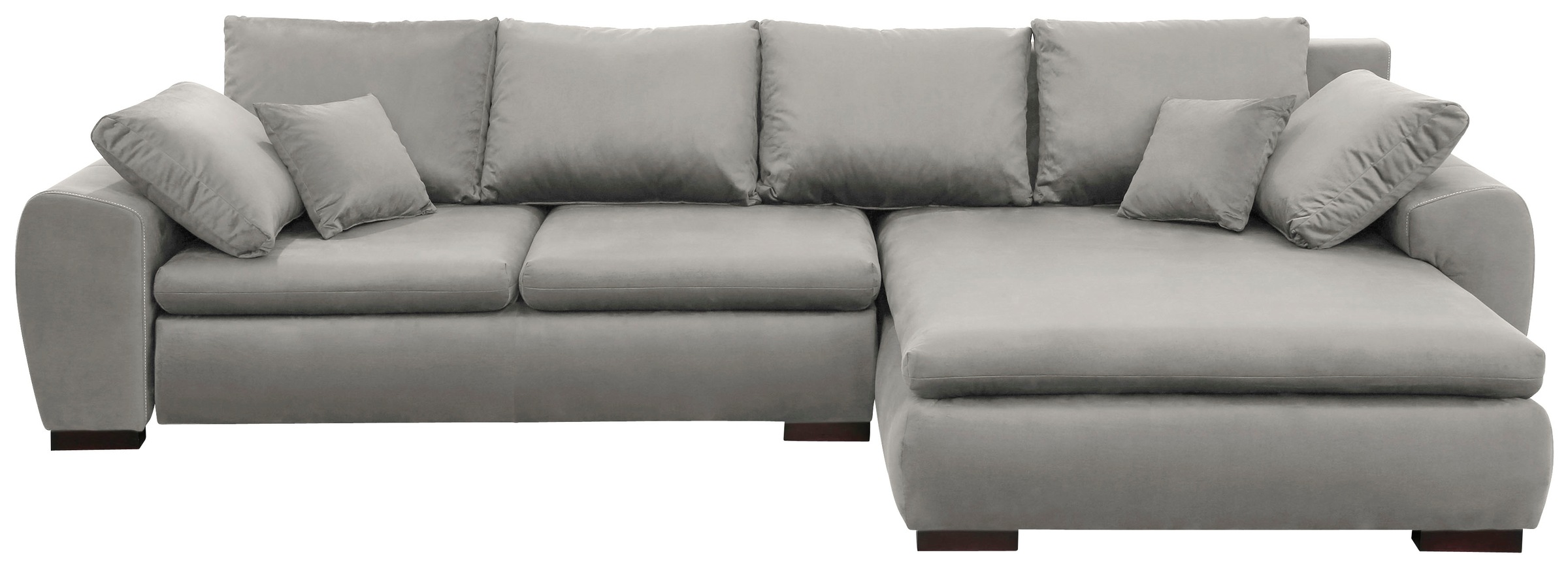 Home affaire Ecksofa »Cara Mia L-Form, B: 325 cm« mit 4 Zierkissen, optiona günstig online kaufen