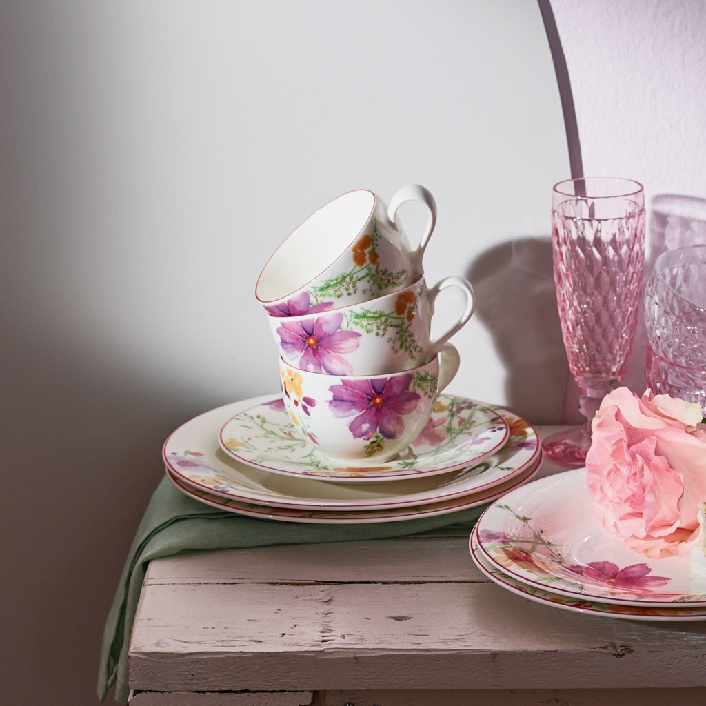 Villeroy & Boch Tasse »Frühstückstassen Mariefleur Basic 290 ml 6er Set bun günstig online kaufen