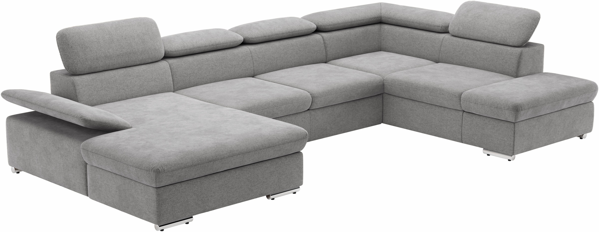sit&more Wohnlandschaft »Valantine U-Form«, inkl. Kopf- und Armteilverstellung, wahlweise mit Bettfunktion