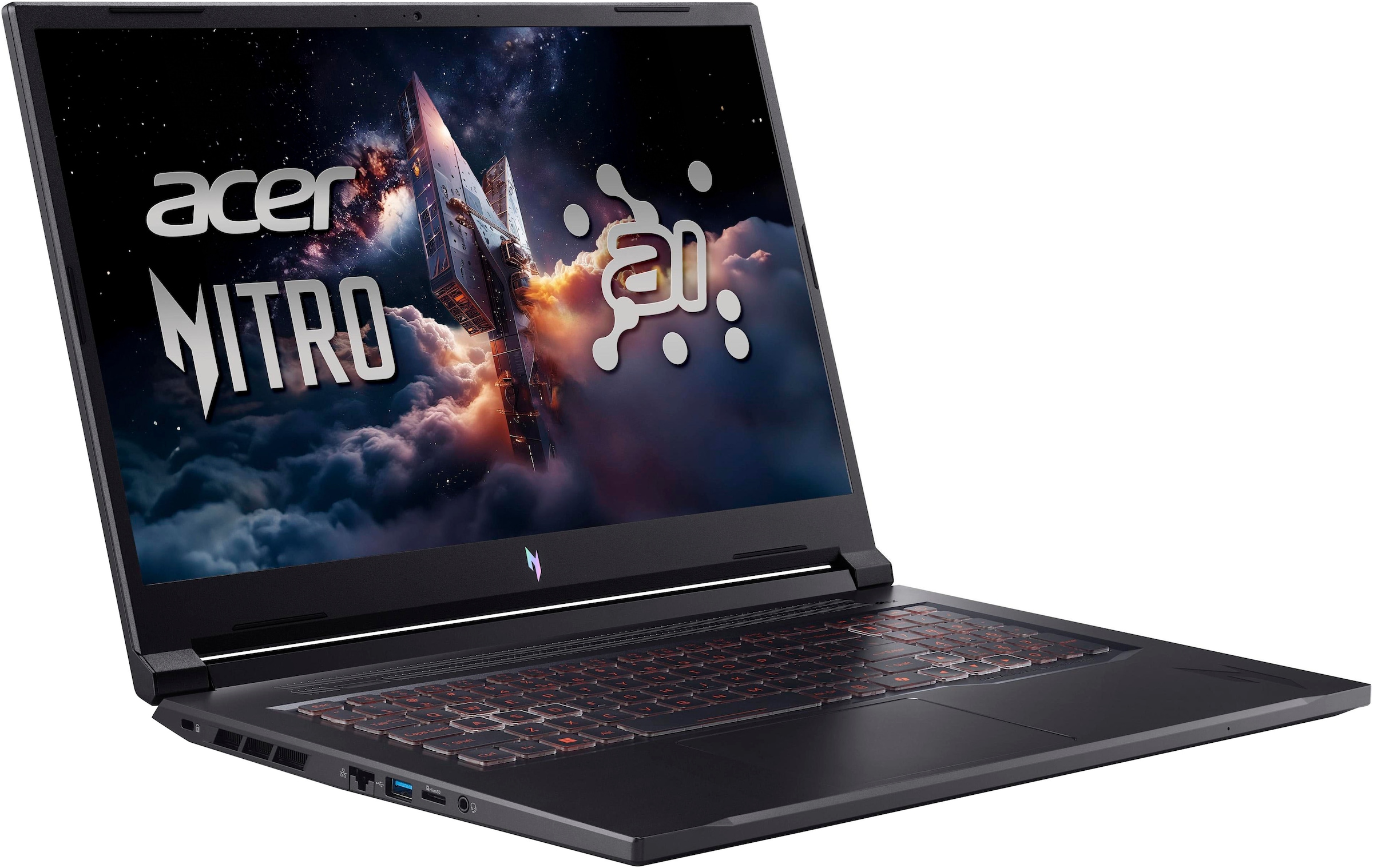 Acer Gaming-Notebook »Nitro V ANV17-41 RTX 5050/5060/5070« 43,94 cm / 17,3 ″ AMD Ryzen 7 GeForce RTX 5070 1.000 GB SSD
