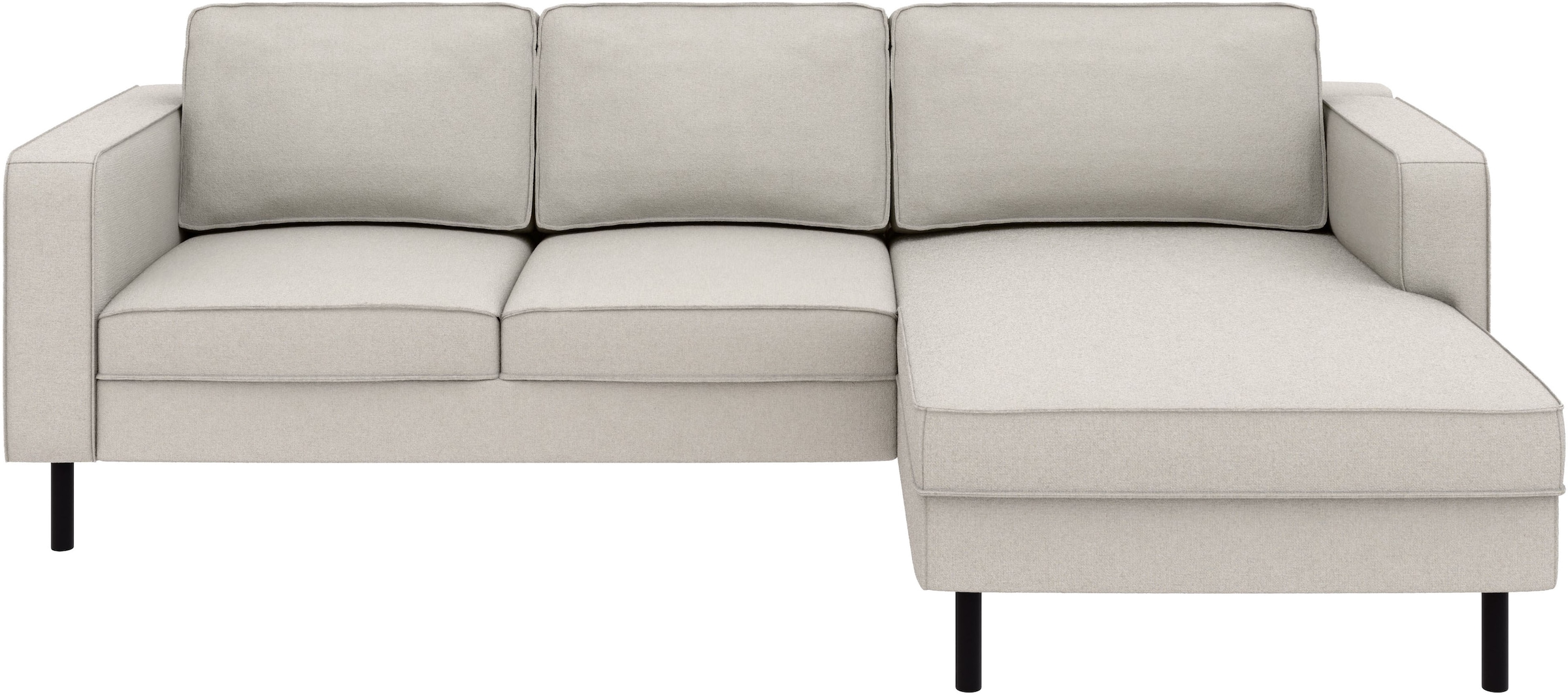 TRENDMANUFAKTUR Ecksofa »Watkins, Couch wahlweise mit Schlaffunktion & Bettkasten, auch in Cord« Recamiere beidseitig montierbar, Sofa in L-Form, Breite 232 cm