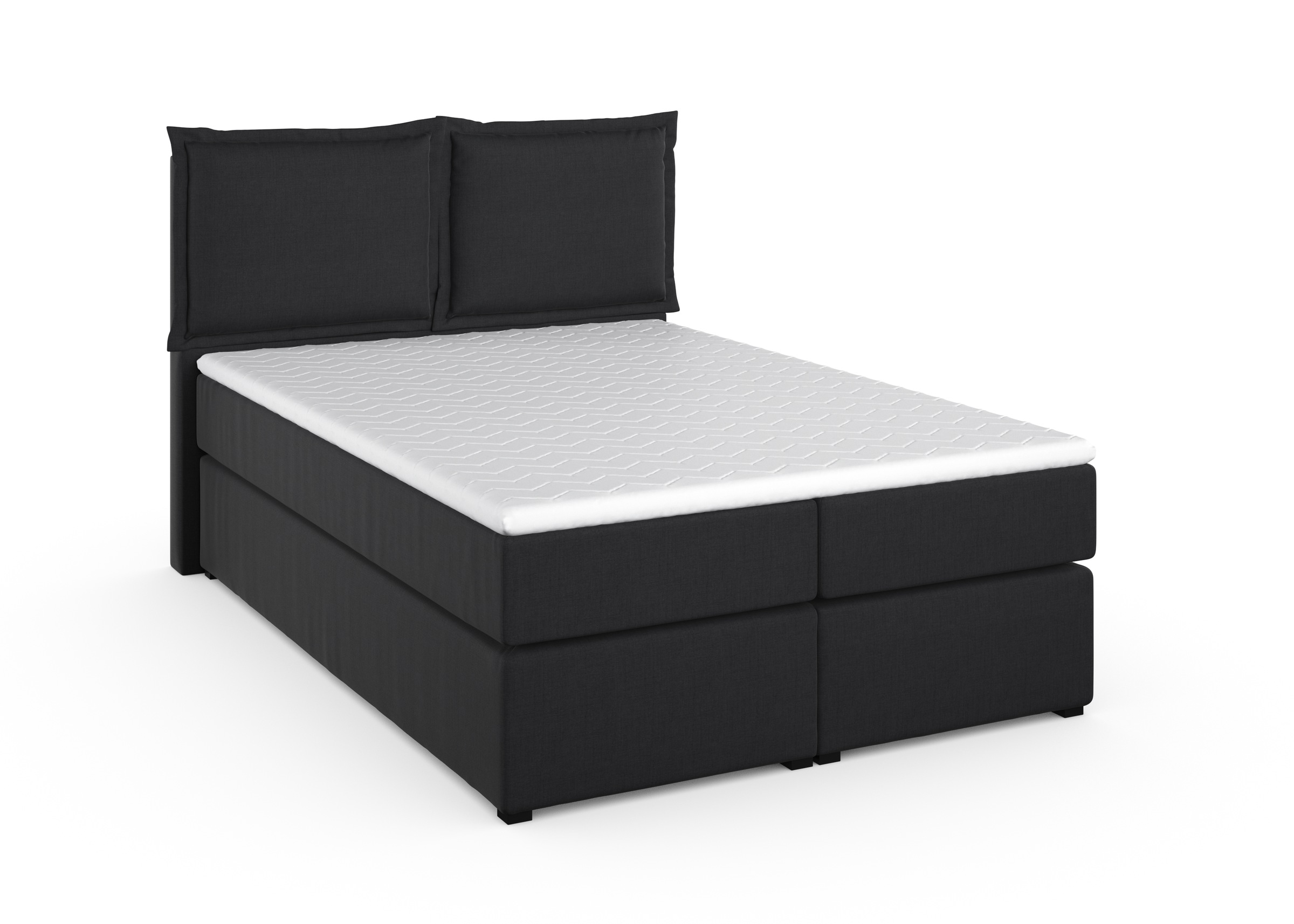 Home affaire Boxspringbett »Lysann«, 5fach verstellbares Kopfteil, in 4 Breiten, 3 Matratzenarten