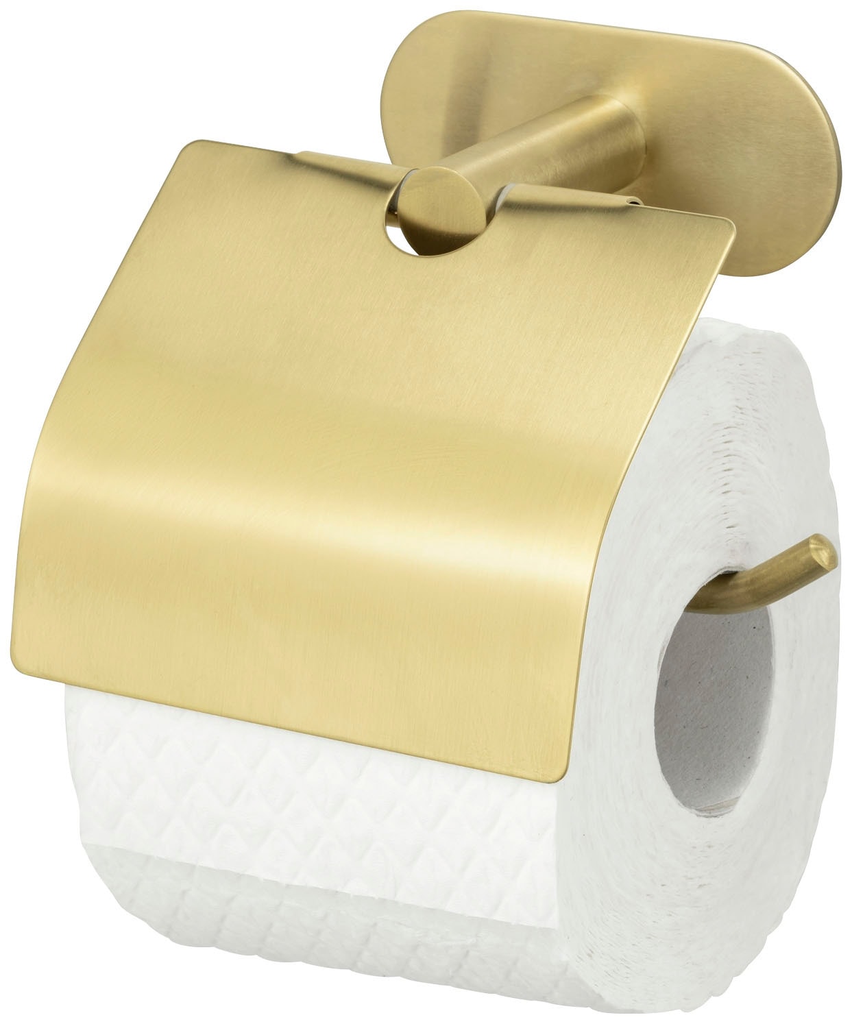 WENKO Toilettenpapierhalter »Turbo-Loc®«, mit Deckel, Befestigen ohne Bohren