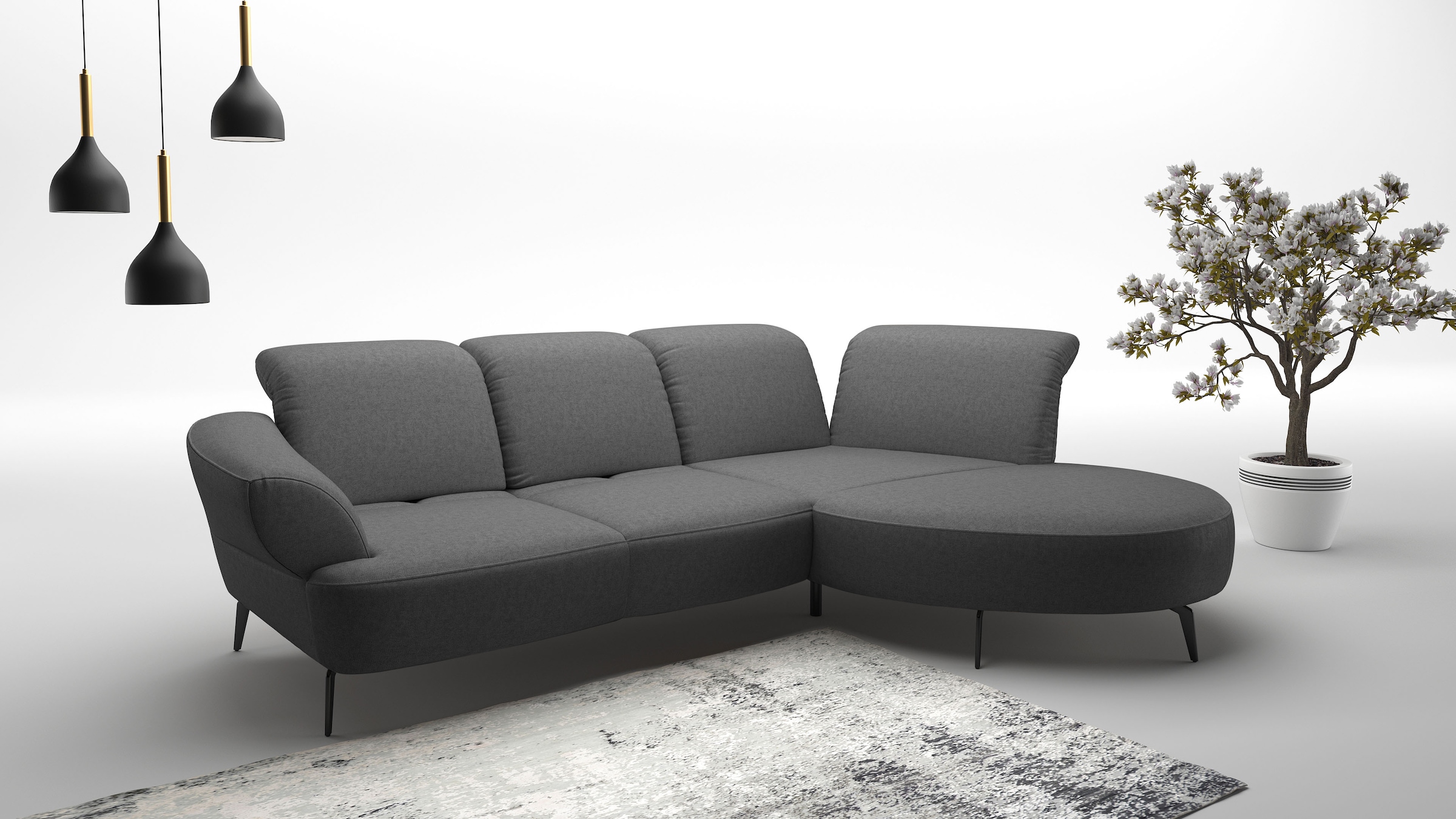 sit&more Ecksofa »Dance, L-Form, inkl. Sitztiefenverstellung« inkl. Click&S günstig online kaufen