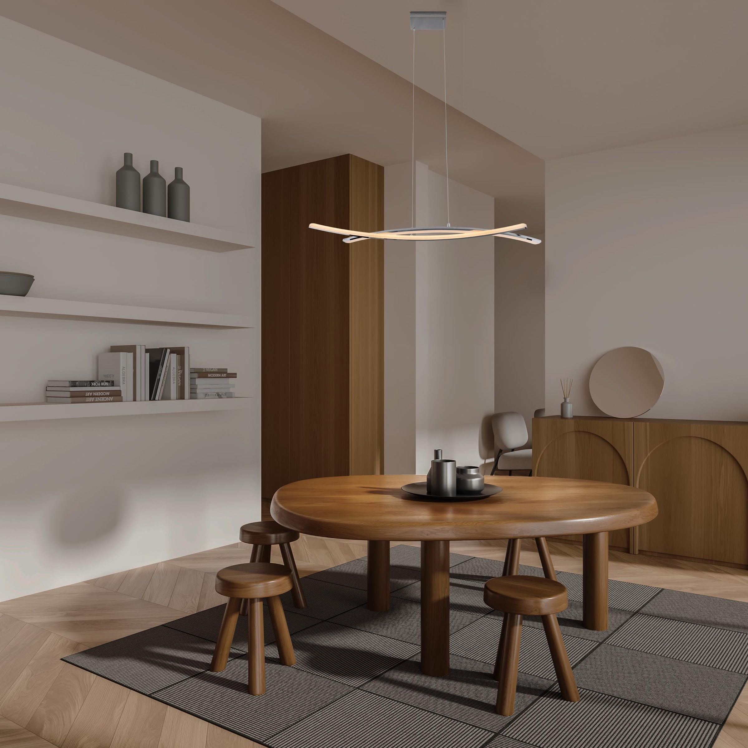 näve LED Pendelleuchte »Theo«, 1 flammig, Leuchtmittel LED-Modul   LED fest günstig online kaufen