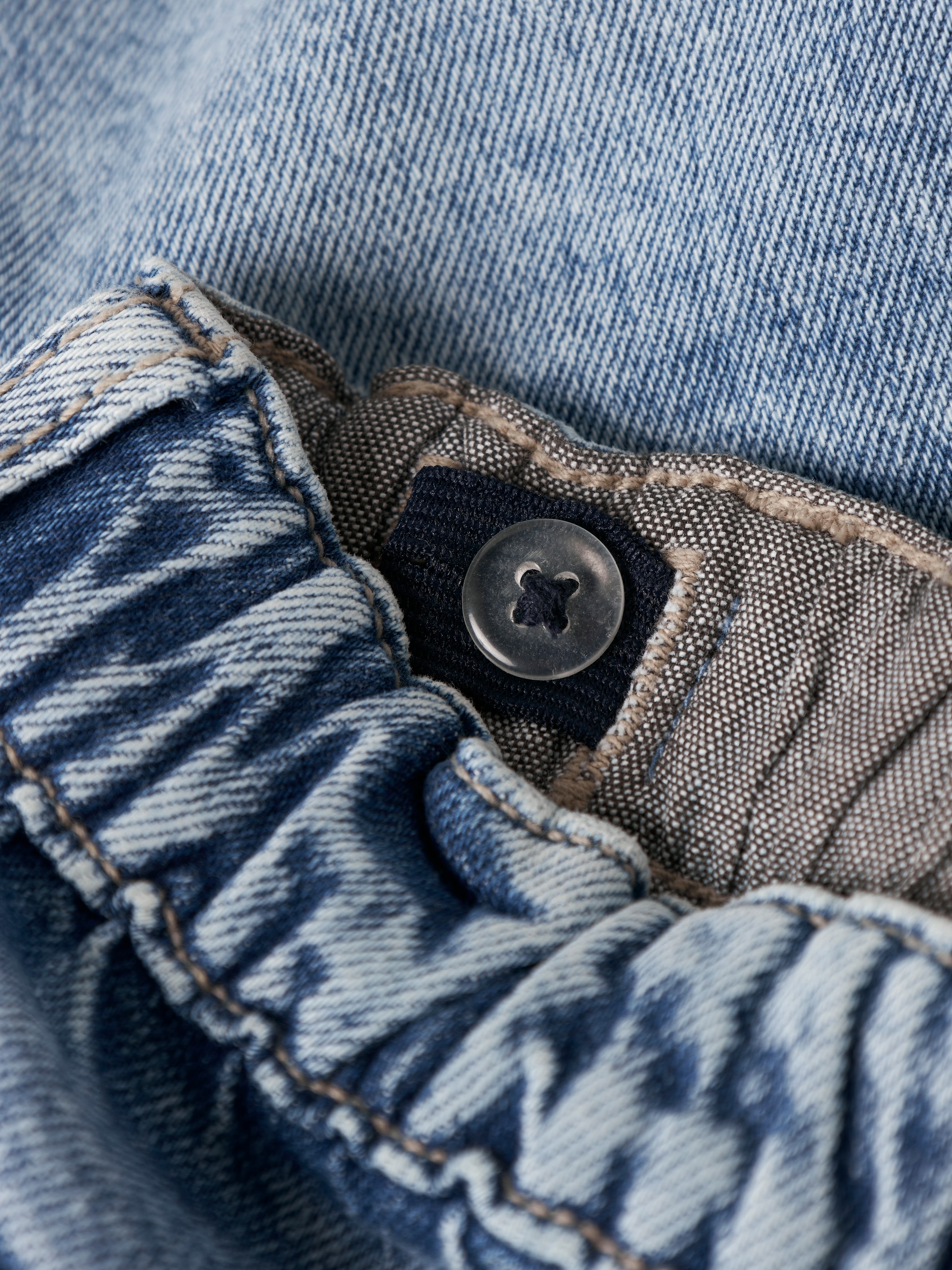 Name It Jeansshorts »NMMBEN LOOSE DNM BERMUDA 8620-BC NOOS« Baumwollmischung, Denim, Used Look