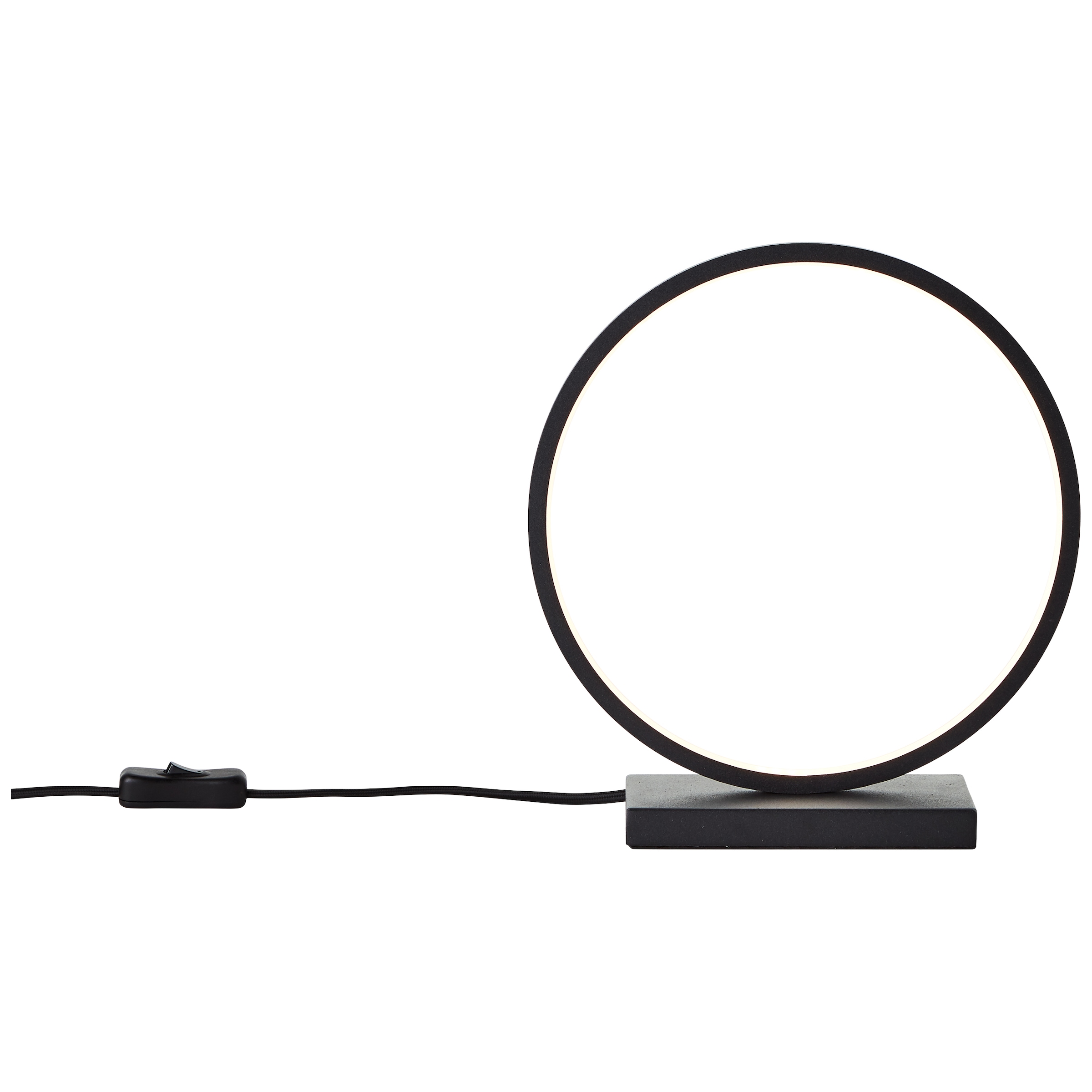 Brilliant LED Tischleuchte »Chaumont«, Höhe 28 cm, 850 lm, Aluminium, schwa günstig online kaufen