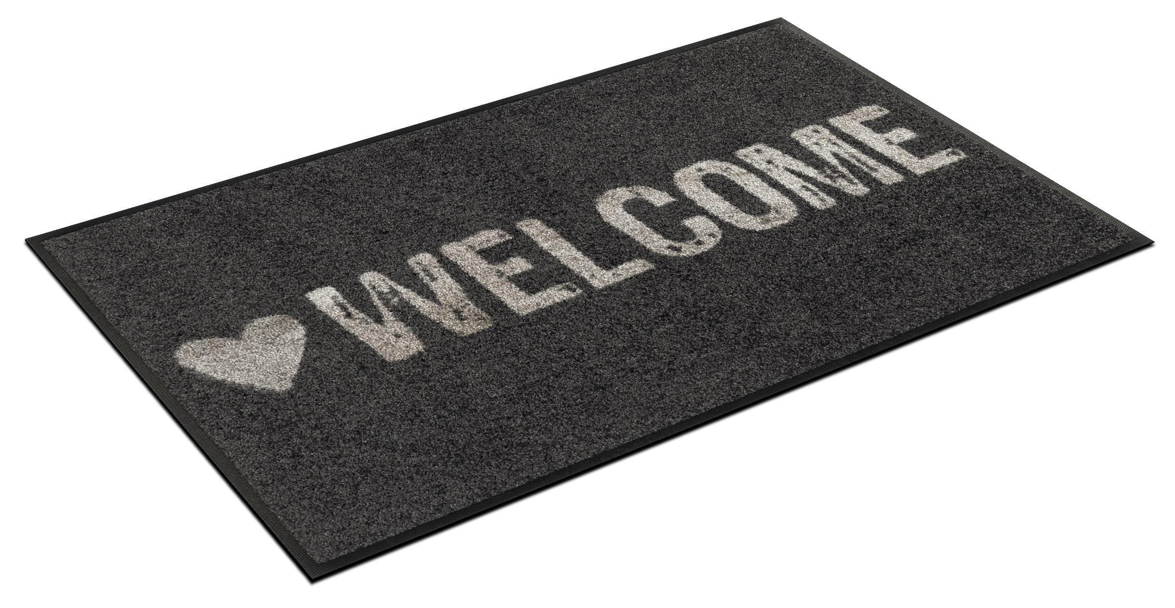 wash+dry by Kleen-Tex Fußmatte »Warmly Welcome«, rechteckig, 7 mm Höhe