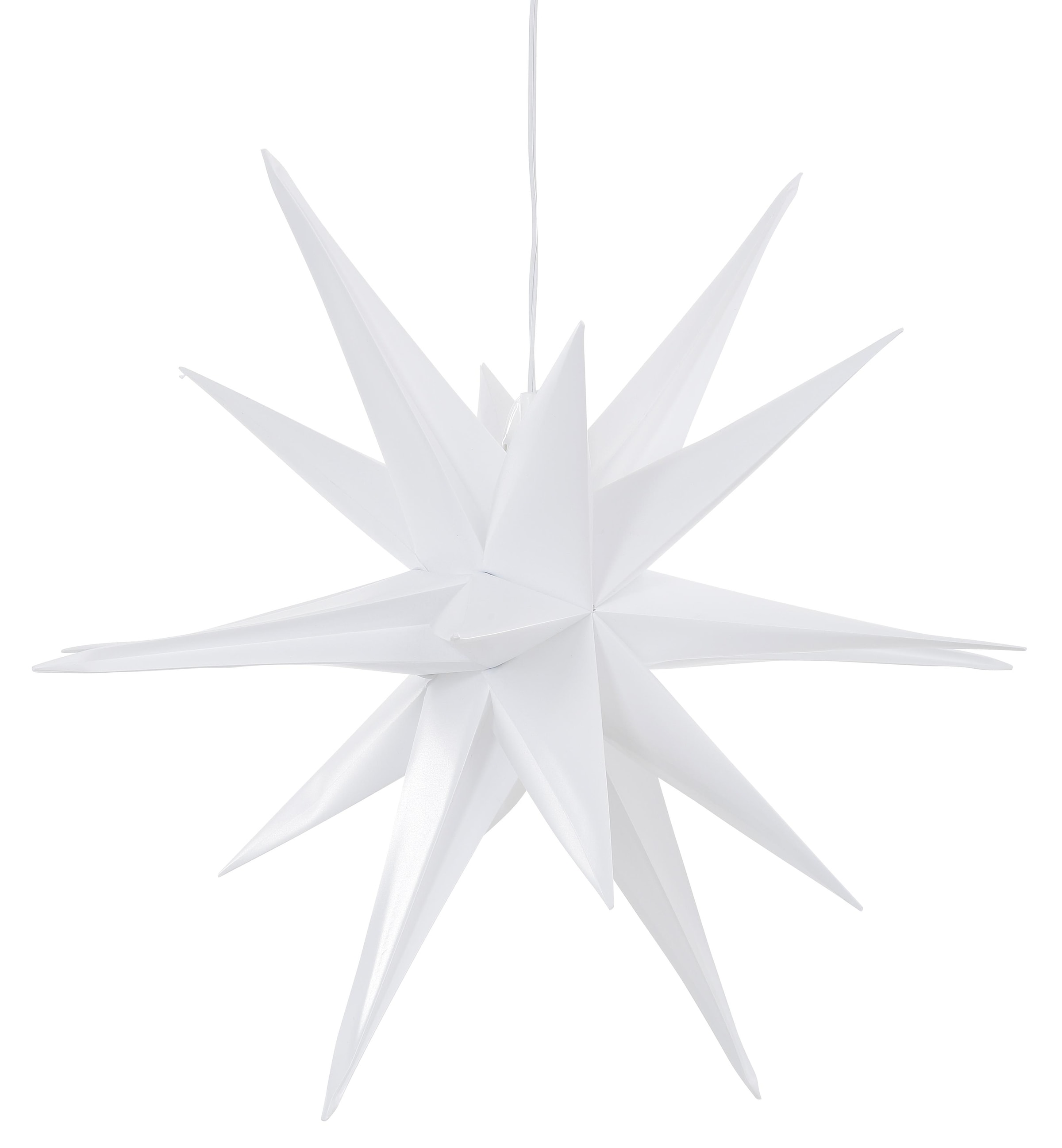 my home LED Stern »Weihnachtsstern, 3D-Optik«, Ø 57 cm, mit 6-Stunden-Timer, Weihnachtsdeko aussen