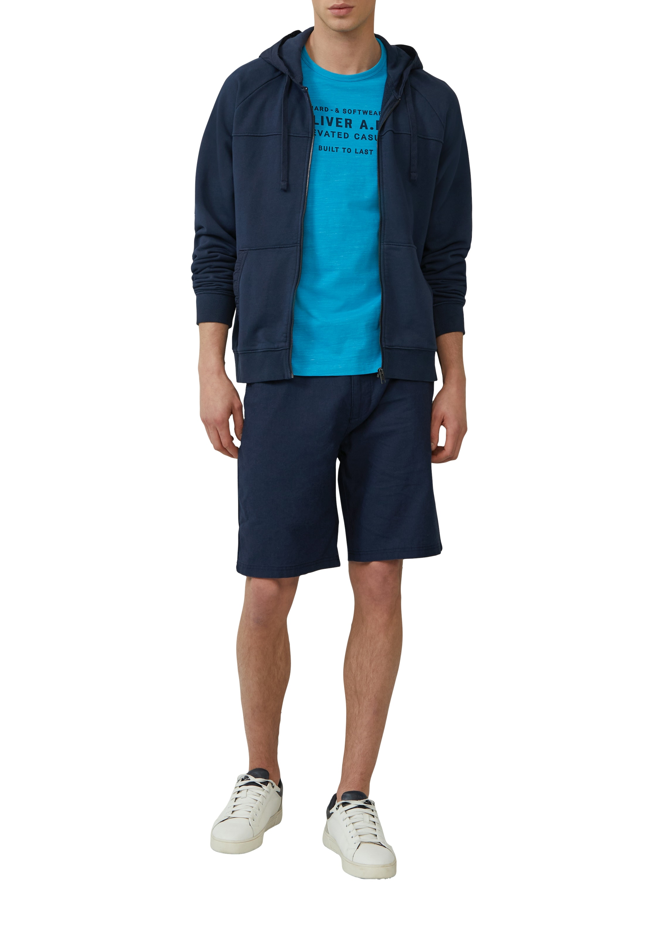 s.Oliver T-Shirt, melierte Optik