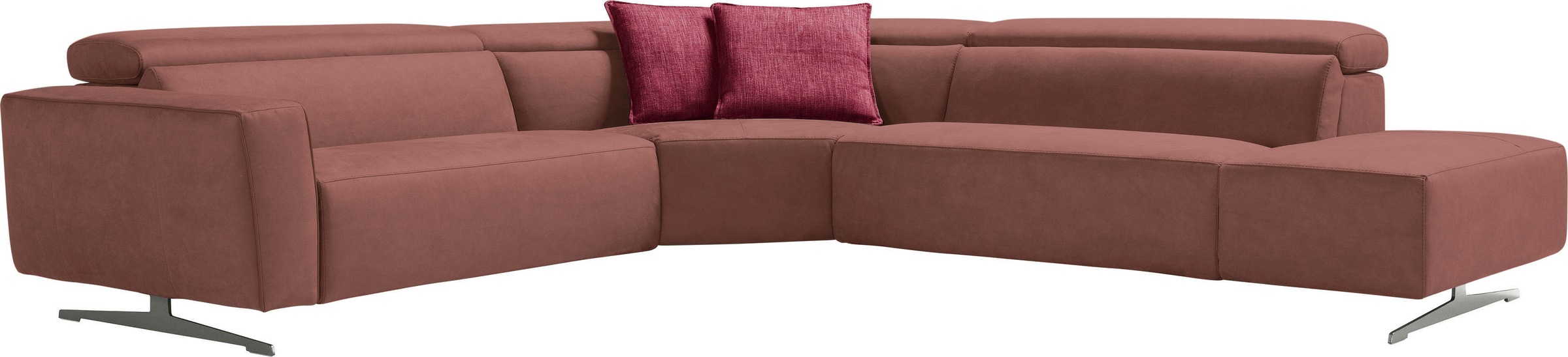 Egoitaliano Ecksofa »Stefanie-e, Designsofa der Extraklasse, bequem mit hoh günstig online kaufen