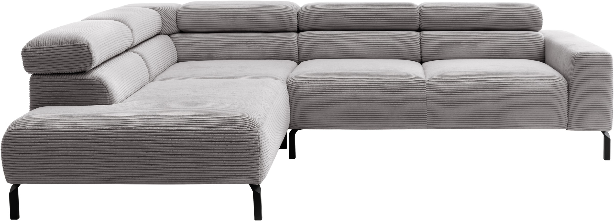 Places of Style Ecksofa »Antonelli, L-Form, inkl. Kopfteilverstellung, Brei günstig online kaufen