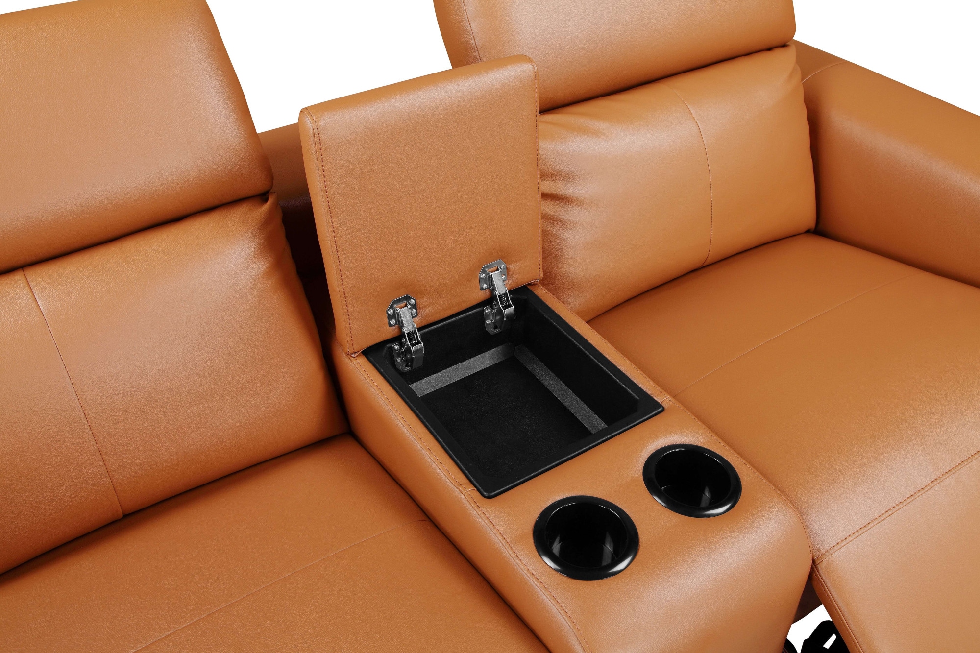 Places of Style 2-Sitzer »Lund, 2er-Kinosofa, TV-Sessel, Multimedia-Sofa, USB-A,«, m. elektrischer o. manueller Relaxfunktion, Getränkehalter u. Staufach