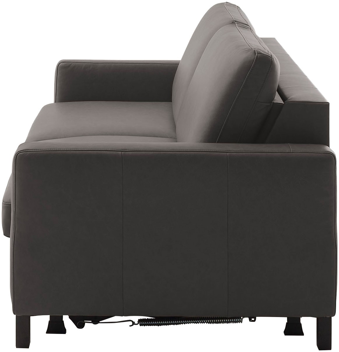 Home affaire Schlafsofa »Calestra, Lederbezug, 2,5-Sitzer mit Kaltschaummatratze, Breite 188 cm« Längsschläfer mit echter Dauerschläferfunktion & flexibel stellbar