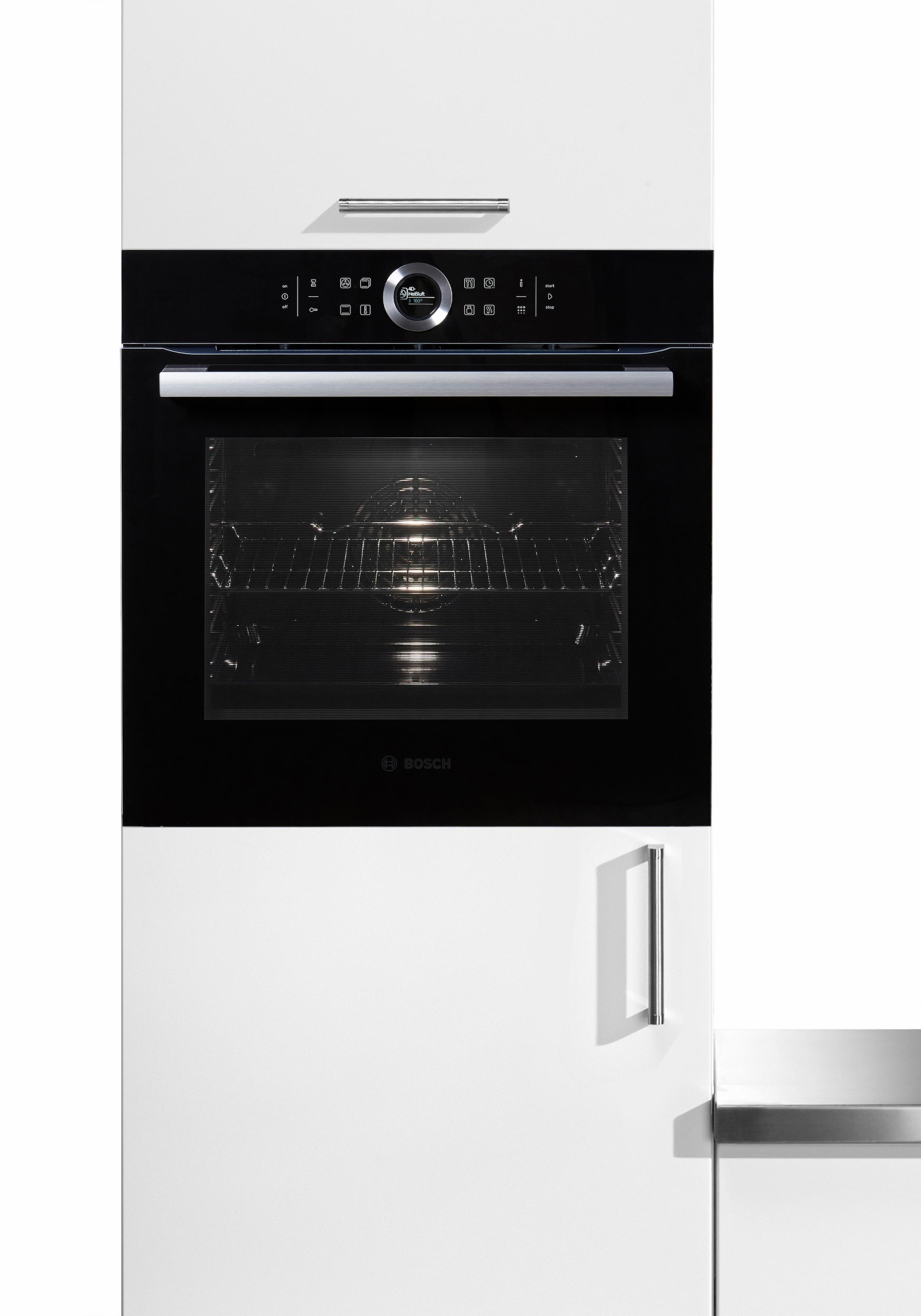 Bild von BOSCH Pyrolyse Backofen »HBG675BB1«, Serie 8, HBG675BB1, mit Teleskopauszug nachrüstbar, Pyrolyse-Selbstreinigung, mit AutoPilot