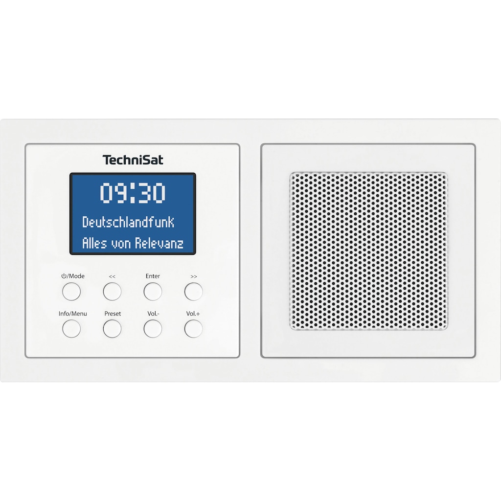 TechniSat Digitalradio (DAB+) »DIGITRADIO UP 1«, (A2DP Bluetooth-AVRCP Bluetooth Digitalradio (DAB+)-UKW mit RDS 2 W)