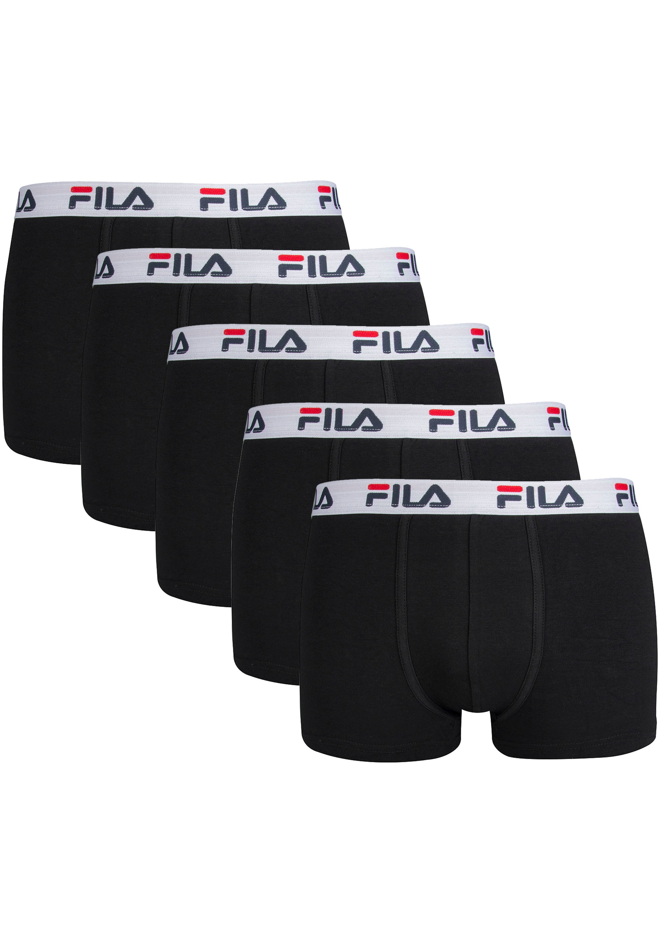 Fila Boxershorts »MAN BOXER SHORTS«, (5er Pack), mit Logobund
