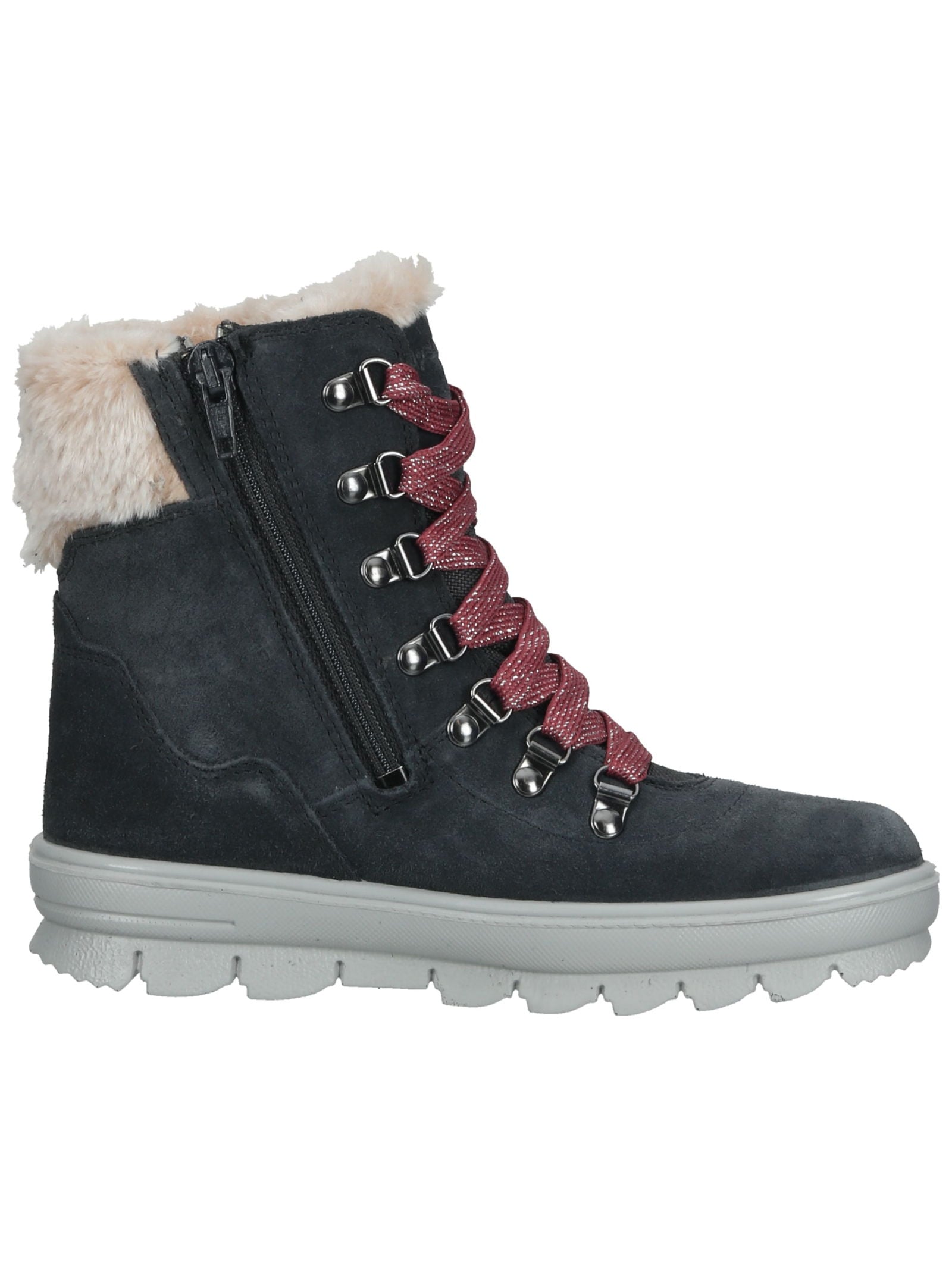 Superfit Schnürstiefelette »Superfit Stiefelette Veloursleder/Textil«