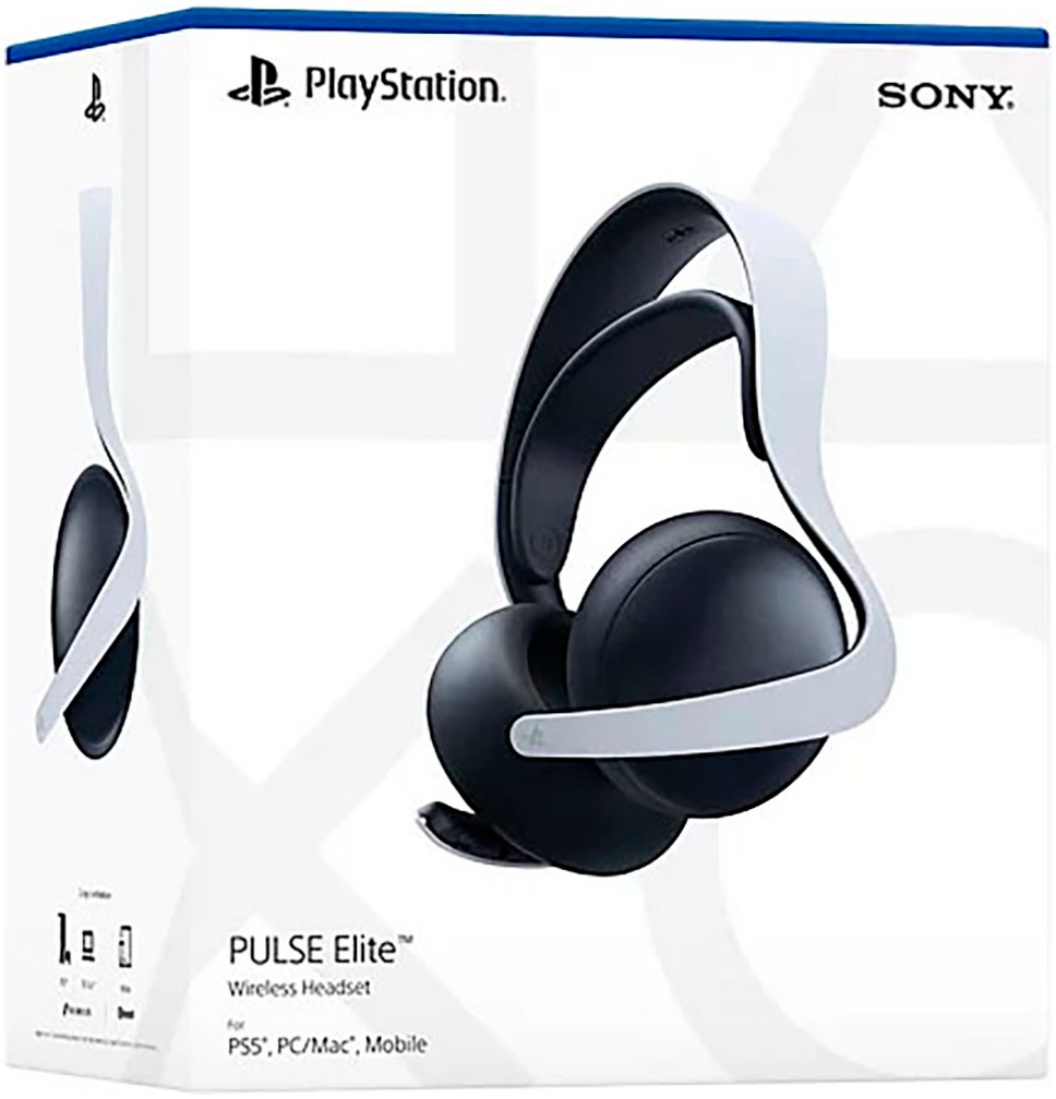PlayStation 5 Gaming-Headset »PULSE Elite™ Wireless«, Bluetooth-A2DP Bluetooth, integrierte Steuerung für Anrufe und Musik