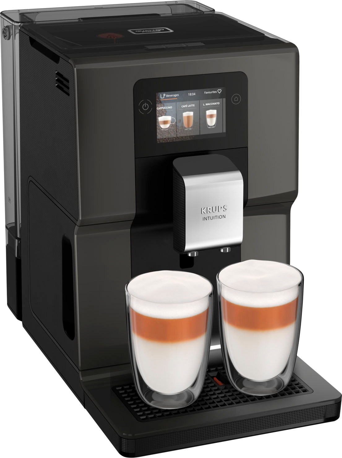 Krups Kaffeevollautomat »EA872B Intuition Preference«, 3,5"-Farb-Touchscreen, intuitive farbige Lichtanzeigen