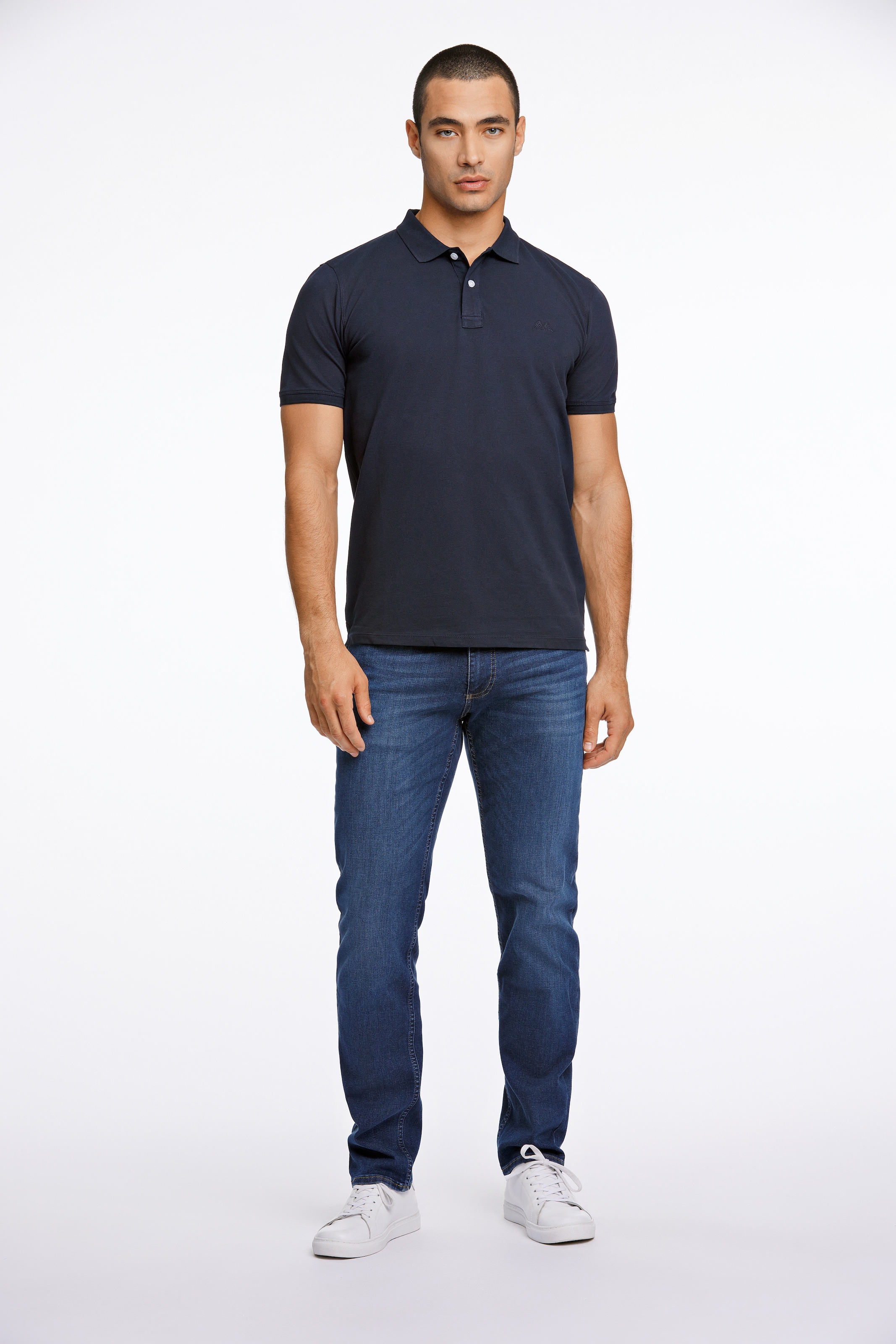 LINDBERGH Poloshirt mit Logostickerei