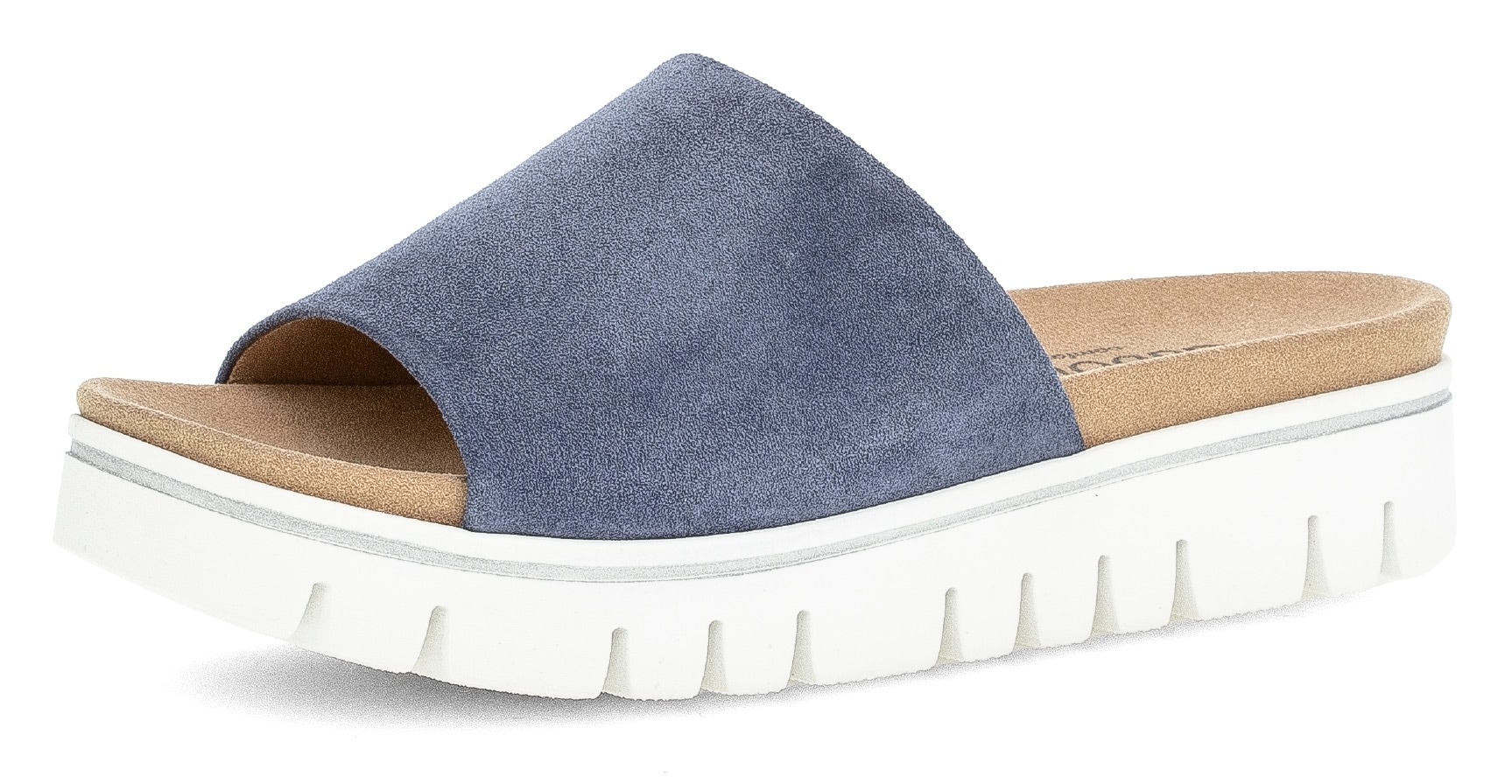 Gabor Pantolette, Keilabsatz, Sommerschuh, Schlappen mit Gummizug, Weite G