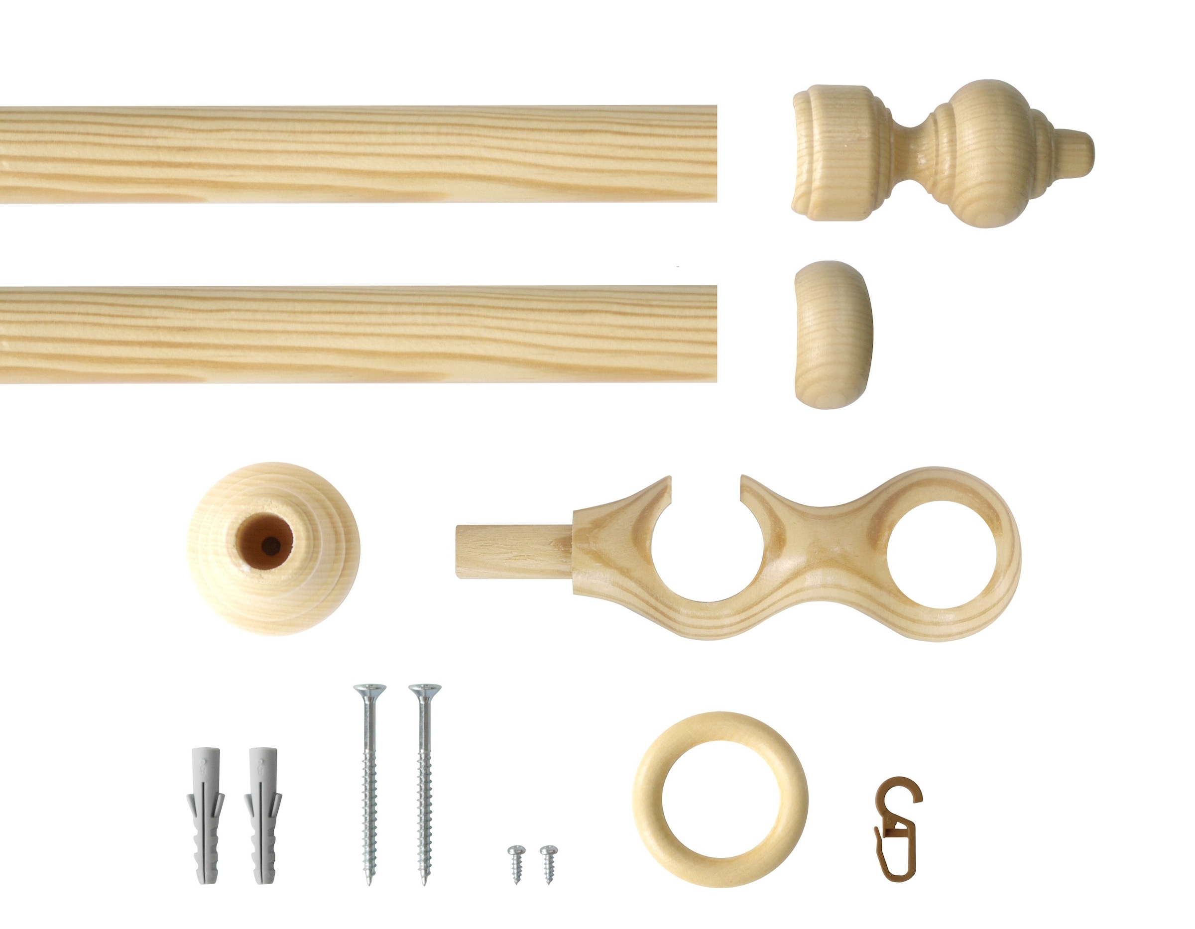 Good Life Gardinenstange »Trend« Ø 28 mm 2 läufig-läufig Fixmaß günstig online kaufen