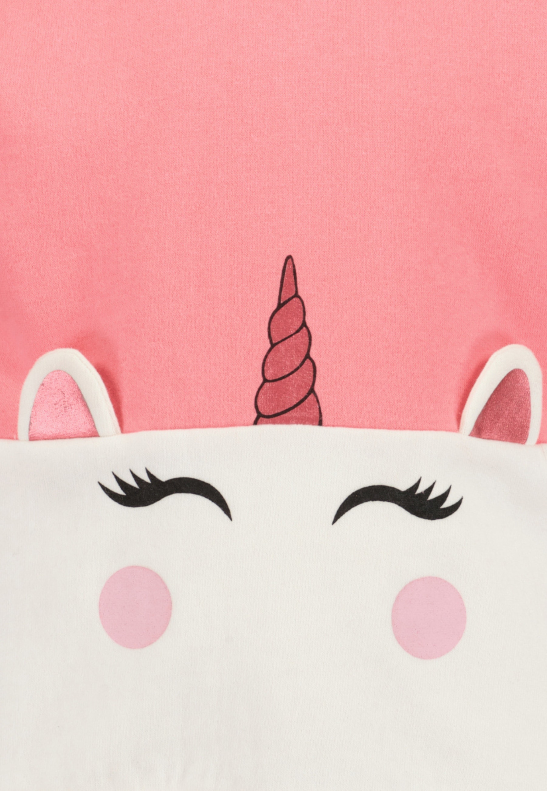 Blue Seven Kapuzensweatshirt mit süßem Einhorn-Motiv mit bewegter Applikation