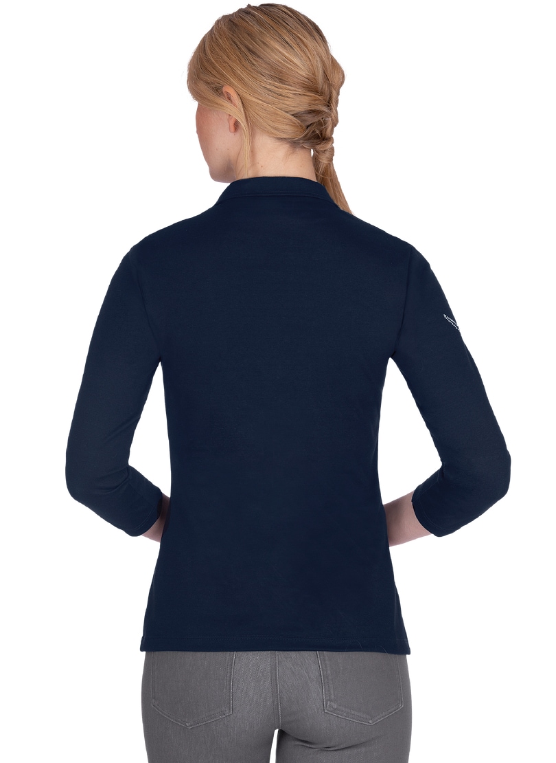 Trigema Poloshirt »TRIGEMA Poloshirt mit Kristallsteinen«, (1 tlg.)