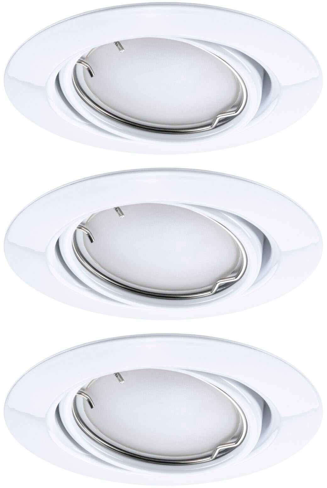 Paulmann LED Einbauleuchte »Base 3x420lm 230V«, 3 flammig, Zigbee Basisset