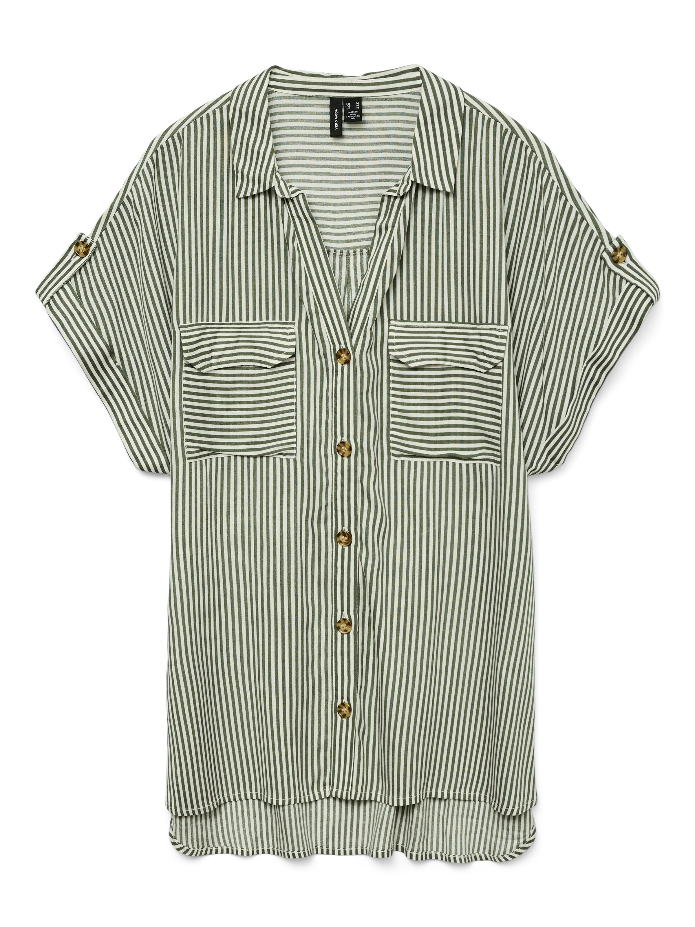Vero Moda Hemdbluse »VMBUMPY S/S SHIRT WVN GA NOOS«