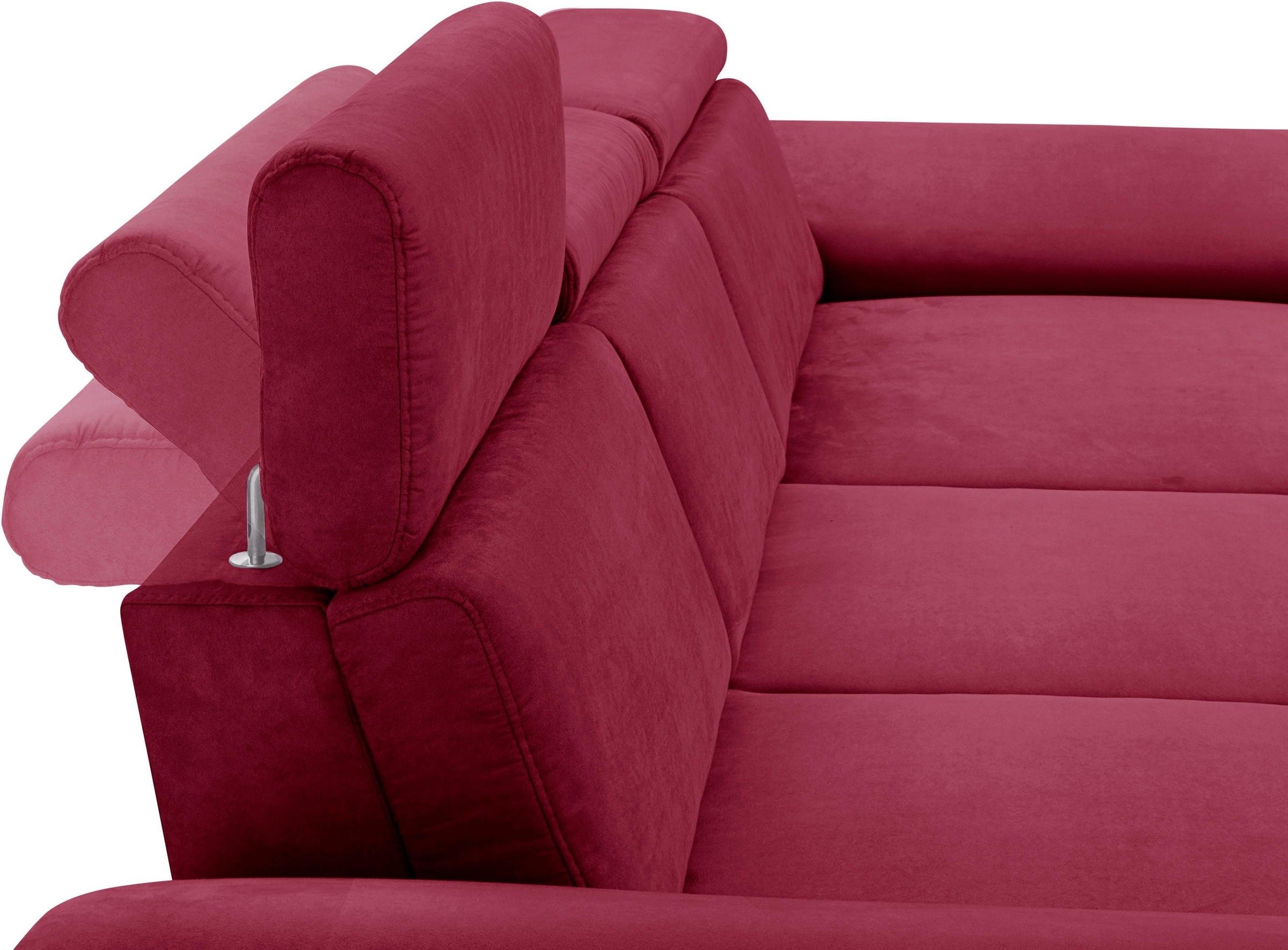 sit&more Ecksofa »Scorpio L-Form«, inklusive Sitztiefenverstellung, wahlweise mit Kopfverstellung