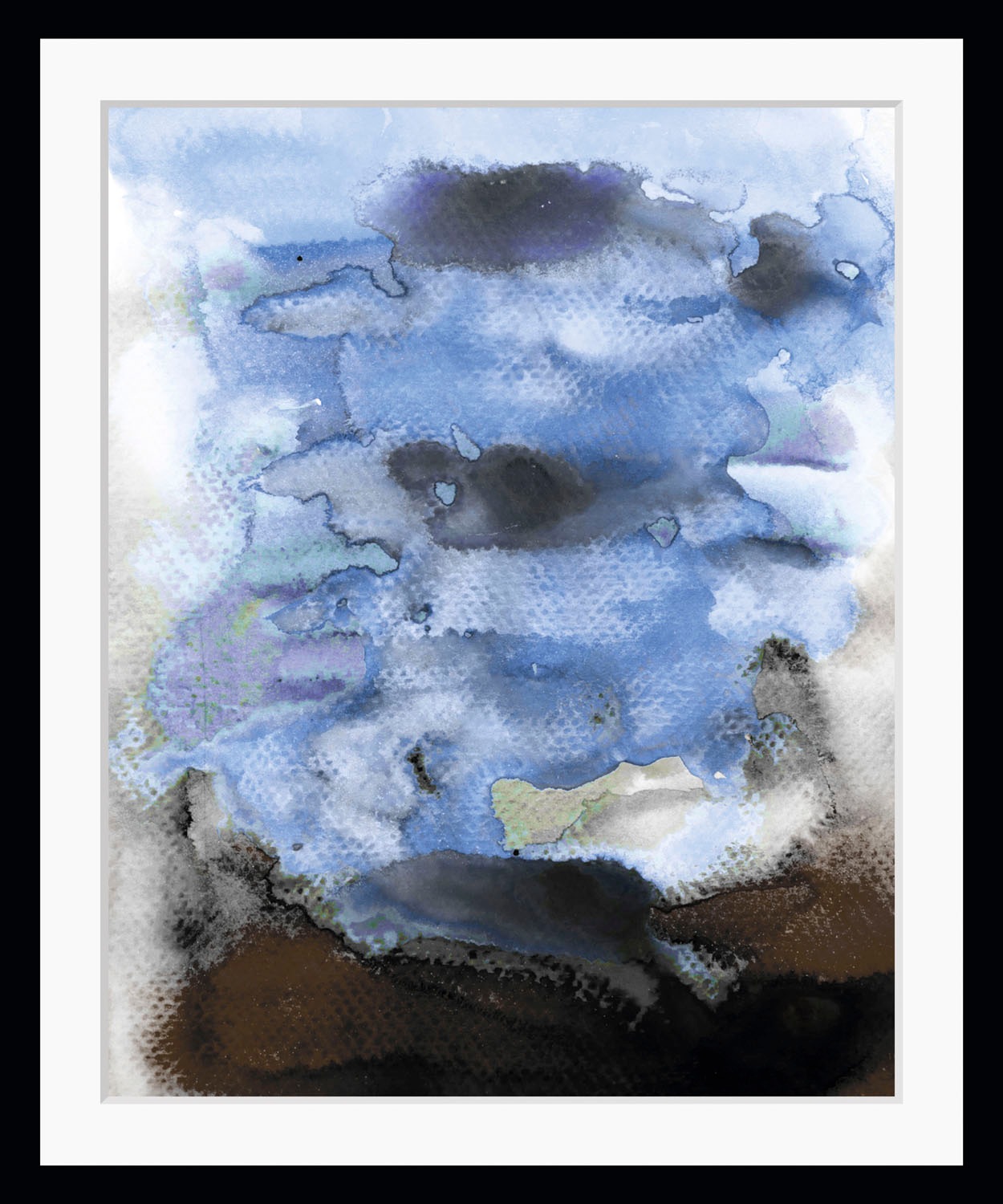 queence Bild »Aquarellfarben Kunst«, Abstrakt-Kunst-Figuren-Modern-Gemälde, günstig online kaufen