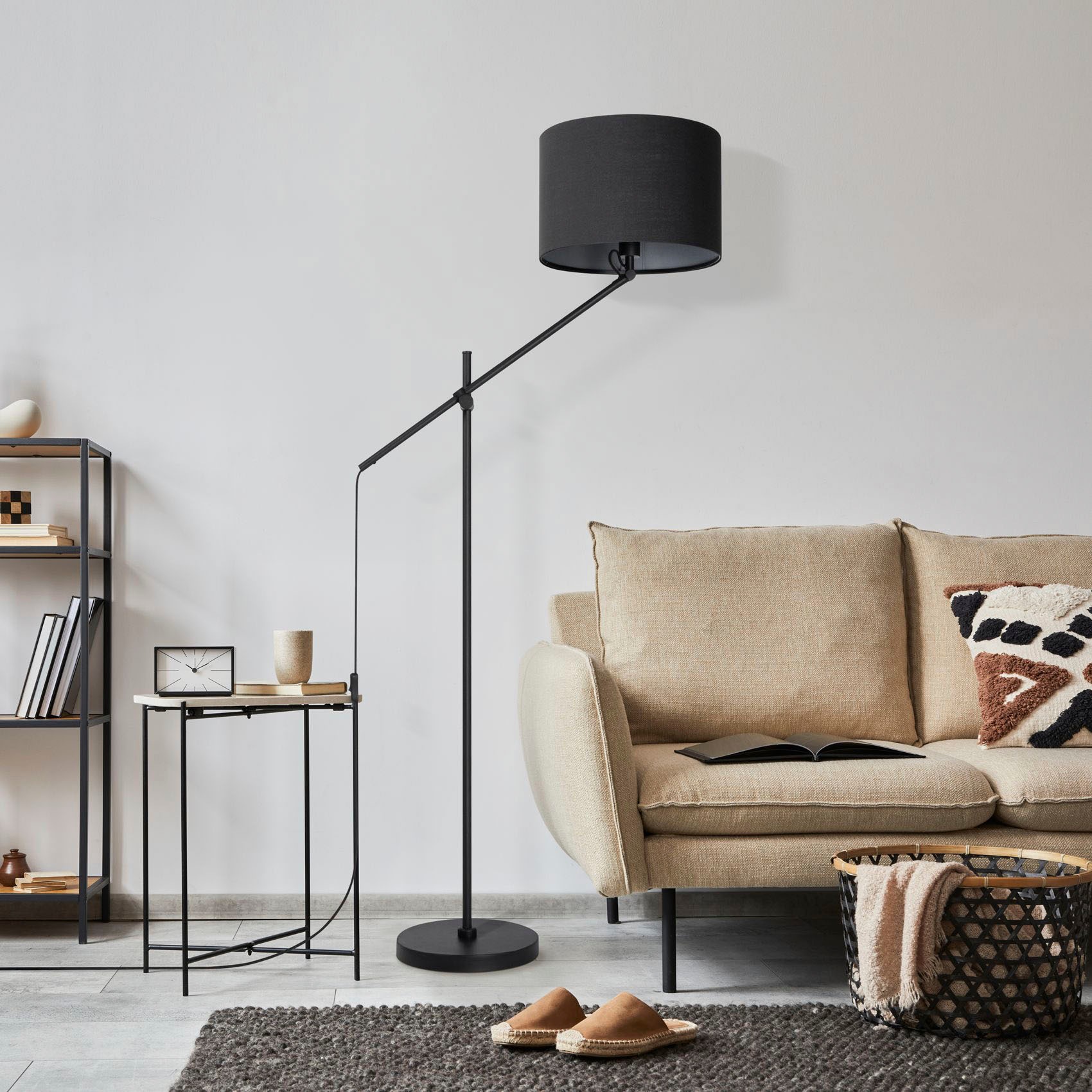 Paco Home Stehlampe »TOM«, 1 flammig, Leuchtmittel E27   ohne Leuchtmittel, günstig online kaufen